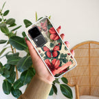 Butterfly  Customize Transparent Silicon Case For Vivo X80 5G