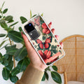 Butterfly  Customize Transparent Silicon Case For Vivo X80 Pro 5G