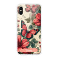 Butterfly Customize Anti Yellow Clear Case For iPhone X/Xs