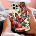 Butterfly Customize Anti Yellow Clear Case For iPhone 16 Pro Max