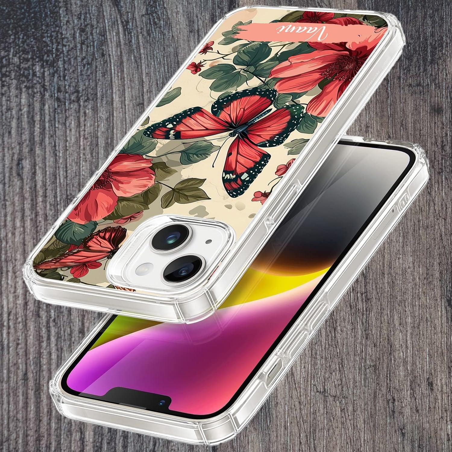 Butterfly  Customize Transparent Silicon Case For Oppo Reno 12 Pro 5G