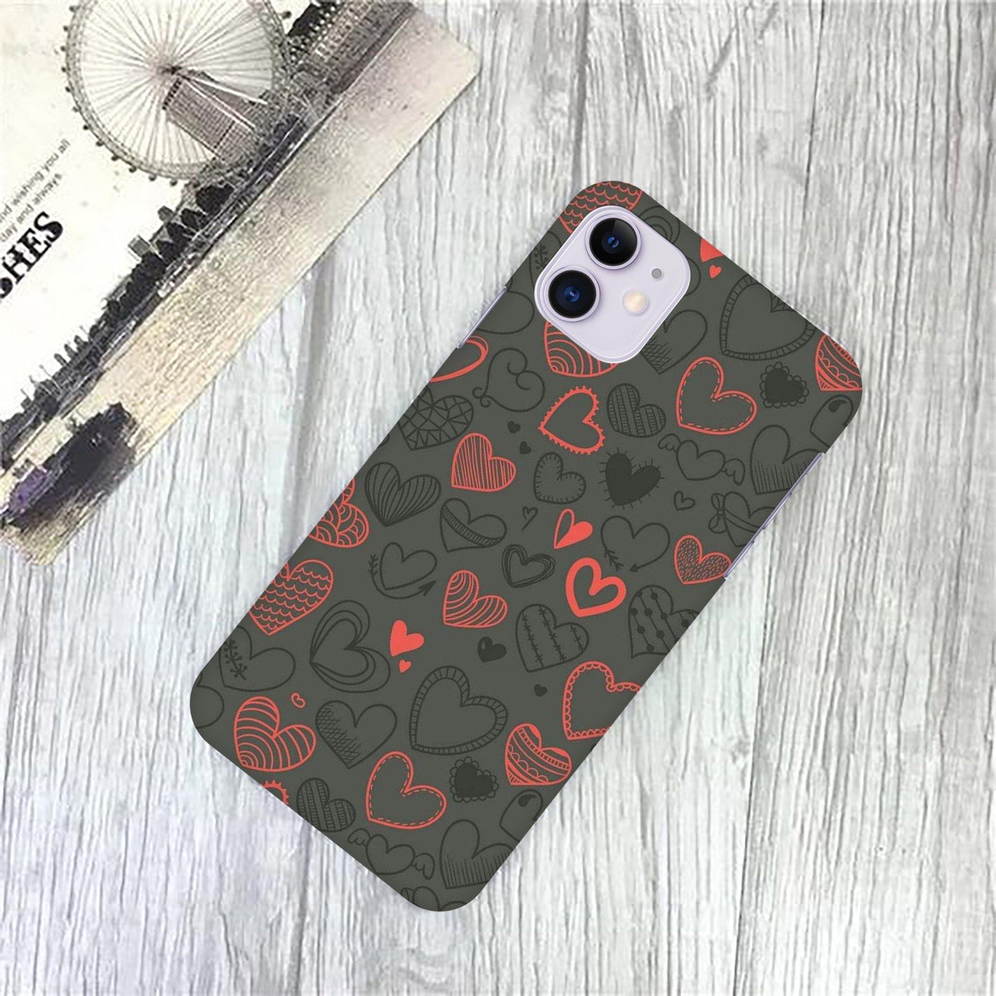 Candy Heart Print Slim Matte Phone Case Cover ShopOnCliQ