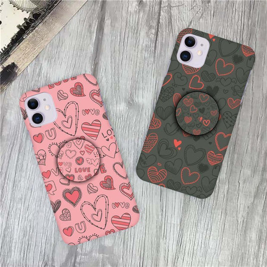 Candy Heart Print Slim Matte Phone Case Cover ShopOnCliQ