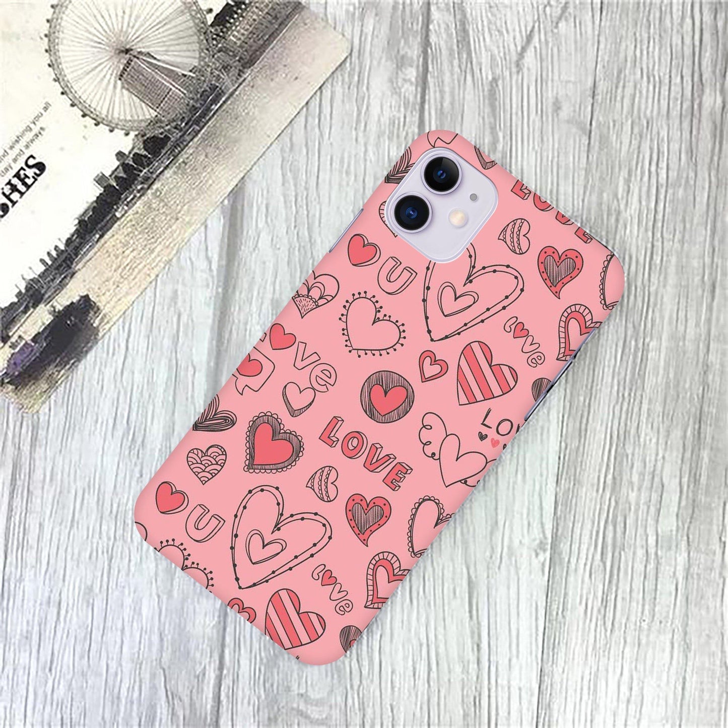 Candy Heart Print Slim Matte Phone Case Cover ShopOnCliQ