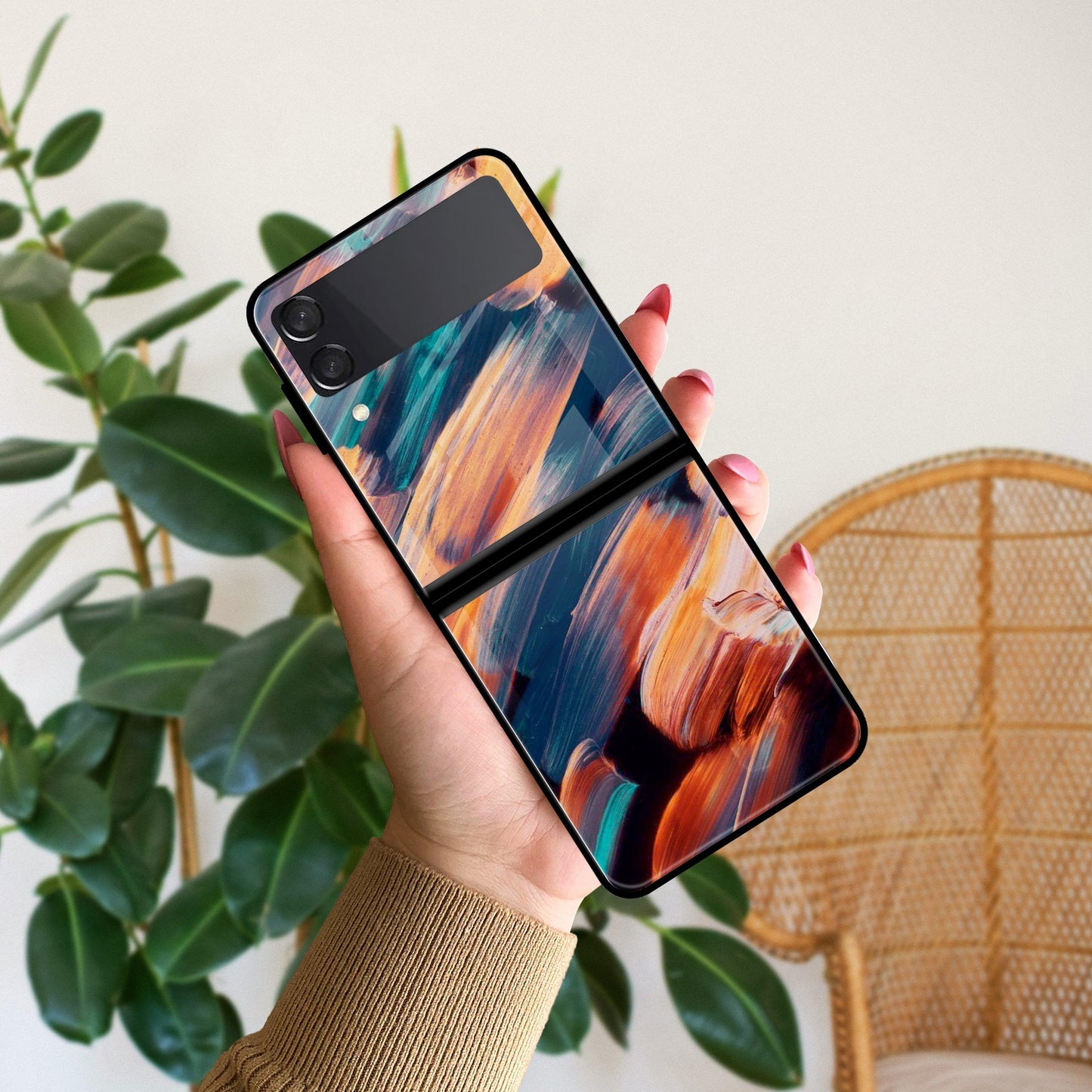 Canvas Print Glossy Metal Case Cover V2 For Samsung