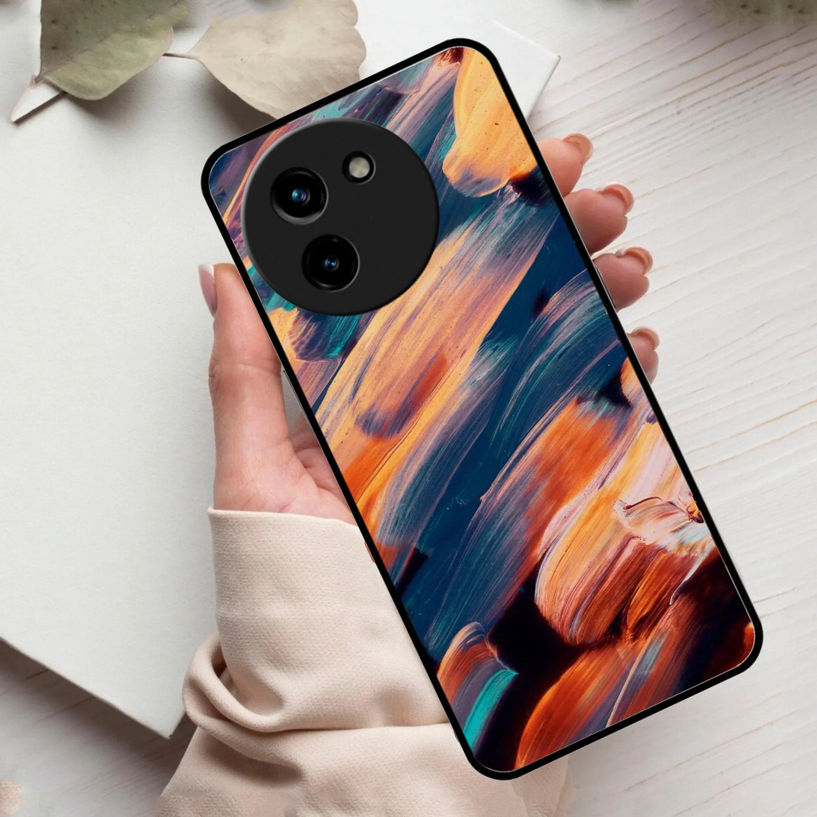 Canvas Print Glossy Metal Case Cover V2 For Vivo - ShopOnCliQ