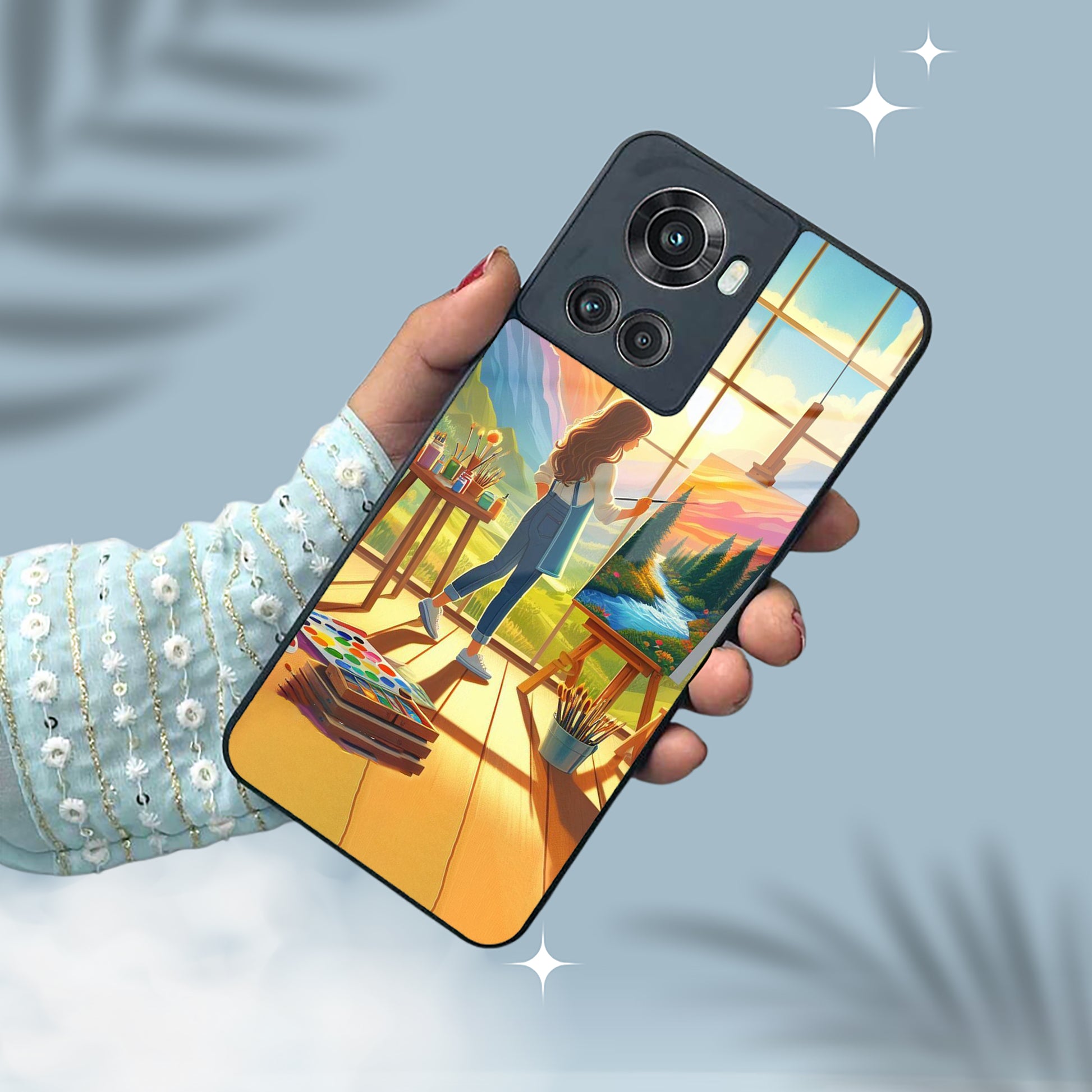 Canvas of Dreams Glass Case Cover For OnePlus ShopOnCliQ