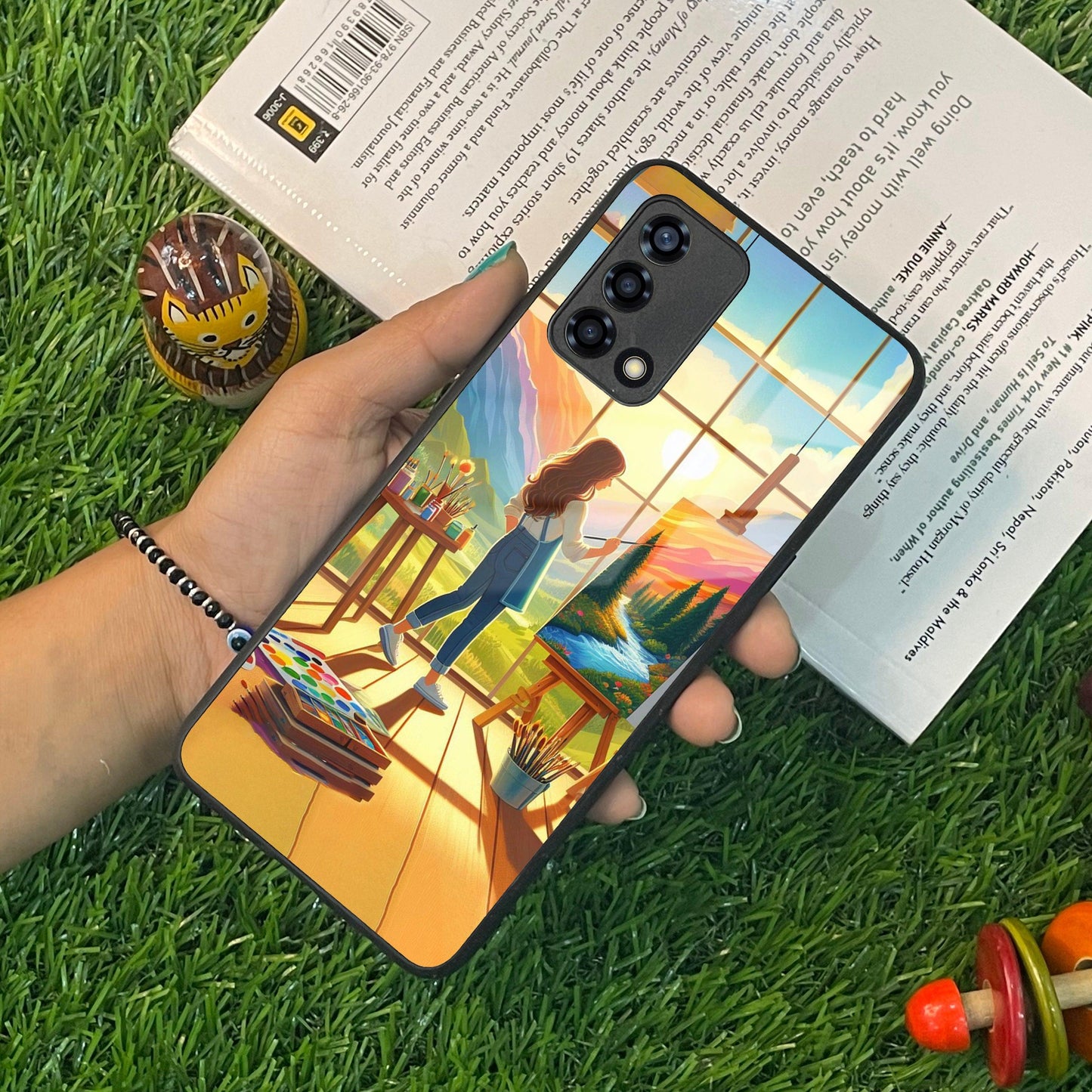 Canvas of Dreams Glass Case Cover For Oppo