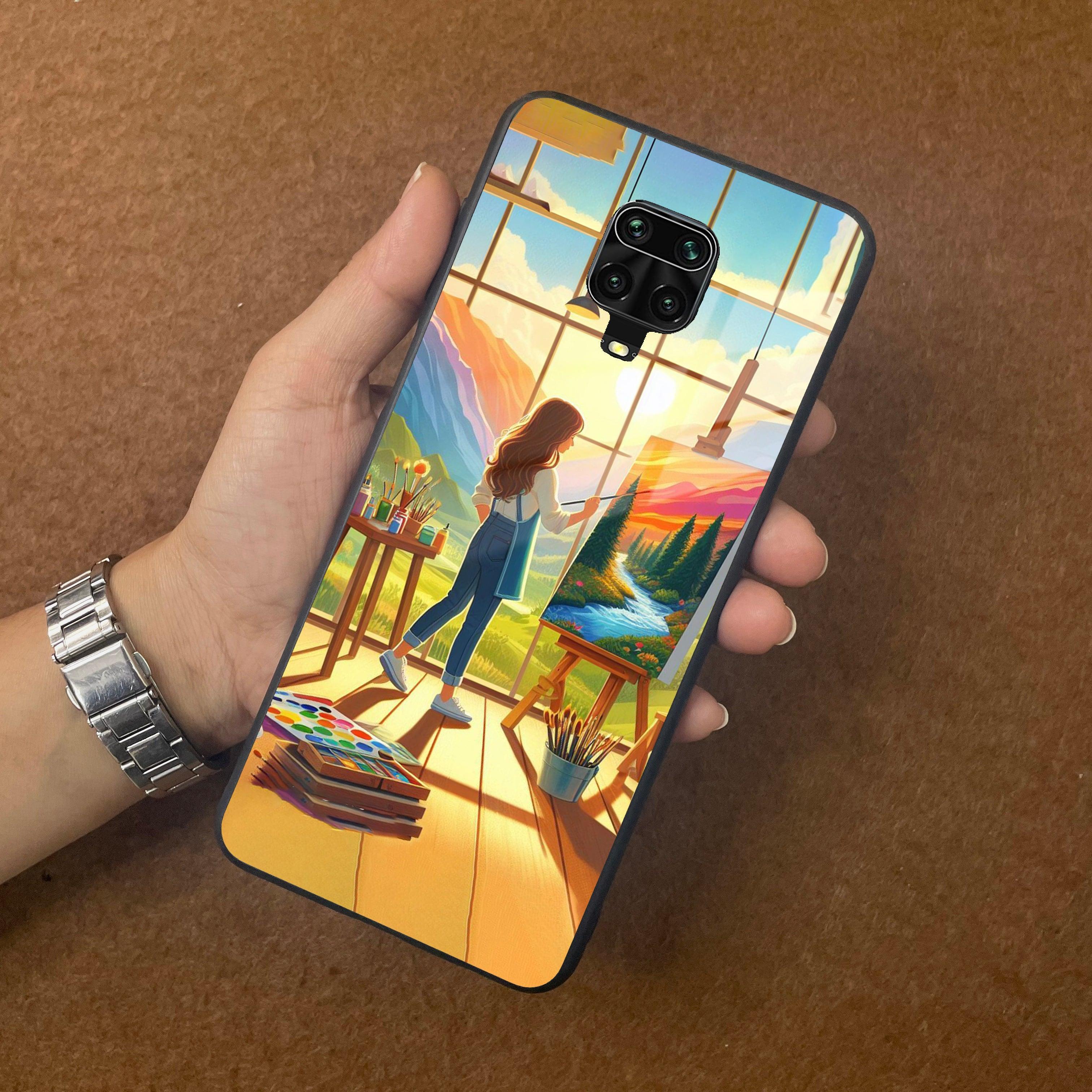 Canvas of Dreams Glass Case Cover For Poco - ShopOnCliQ