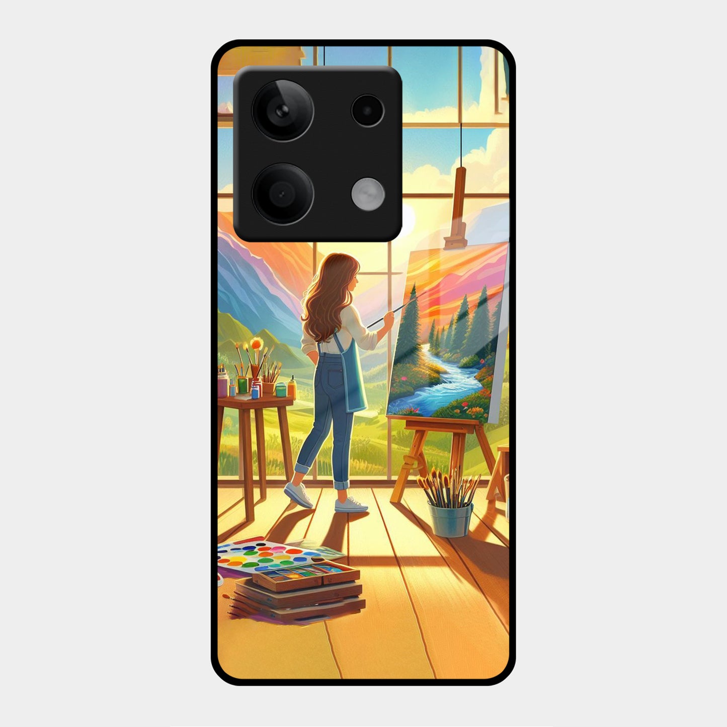 Canvas of Dreams Glass Case Cover For Poco ShopOnCliQ