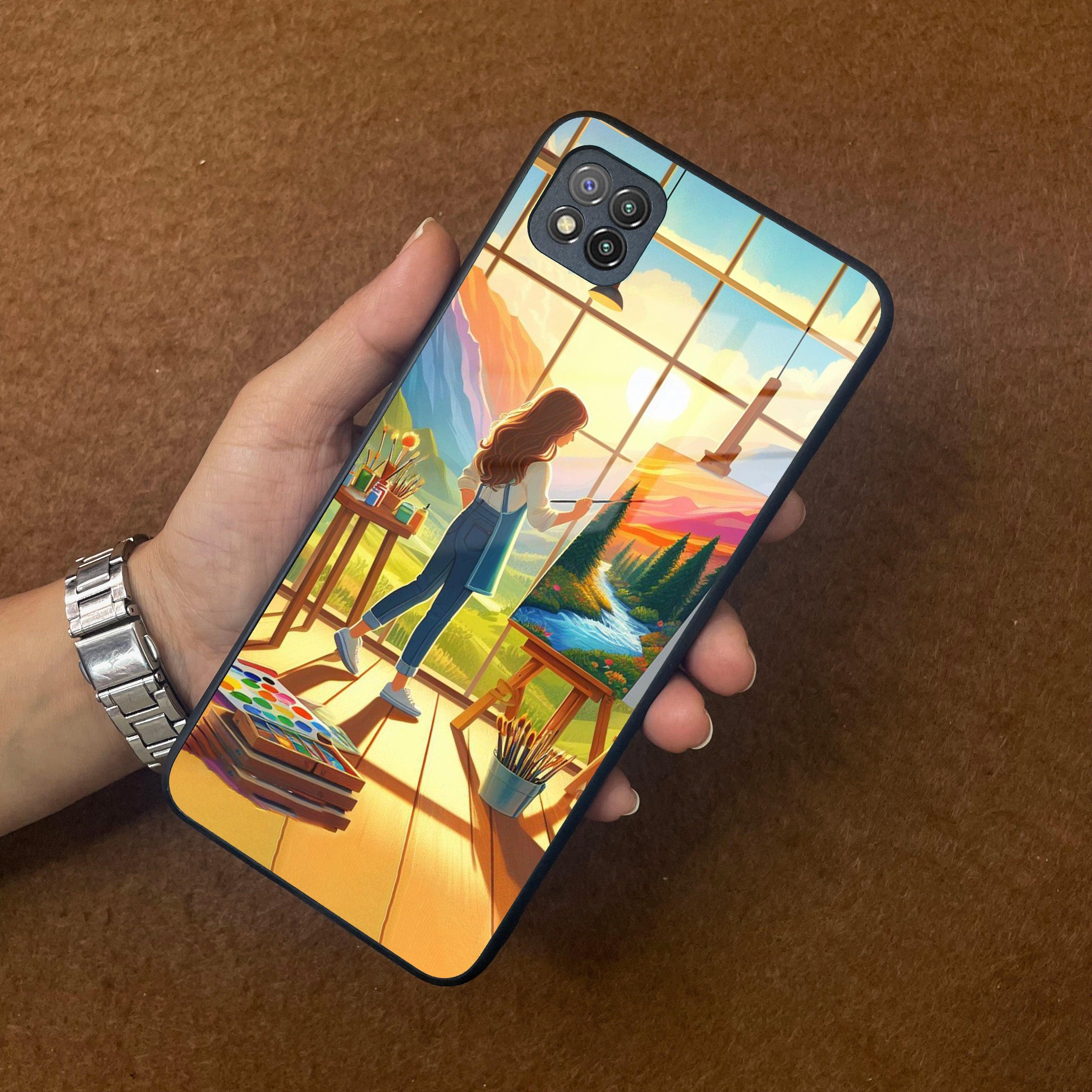 Canvas of Dreams Glass Case Cover For Poco - ShopOnCliQ