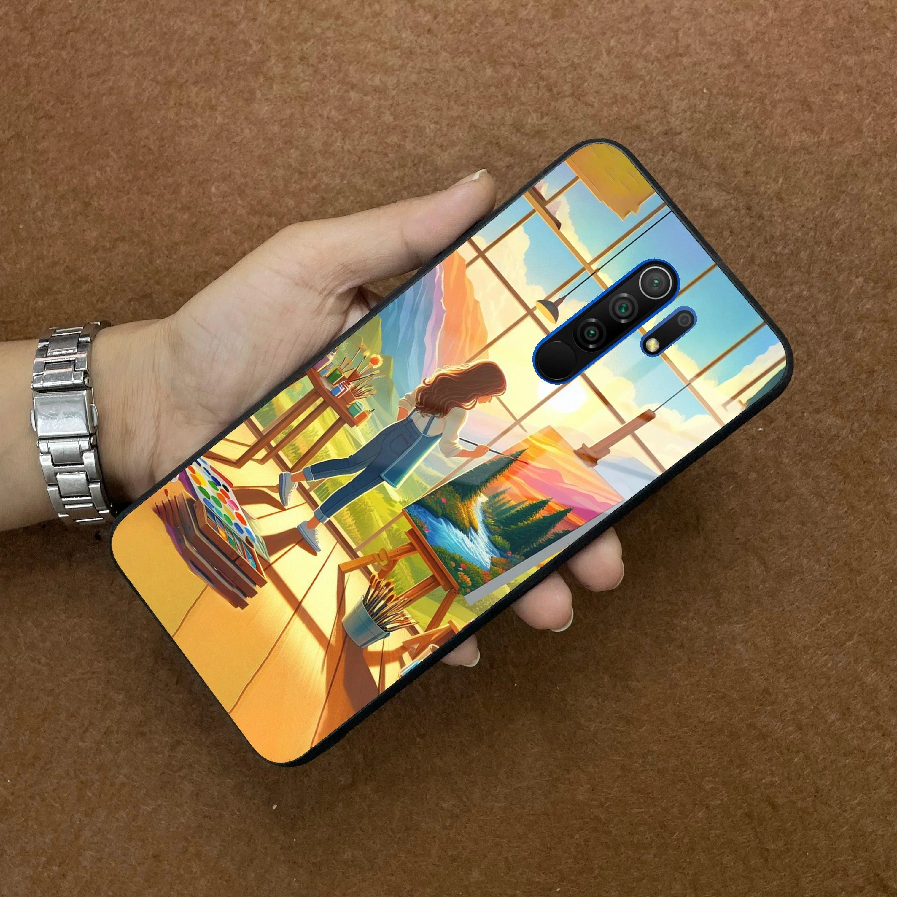 Canvas of Dreams Glass Case Cover For Poco - ShopOnCliQ