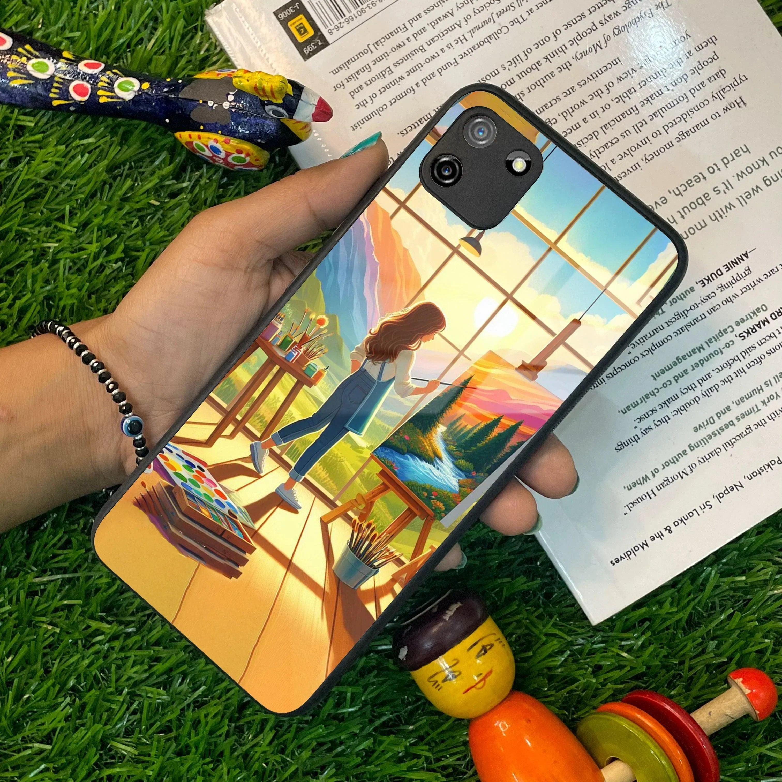 Canvas of Dreams Glass Case Cover For Realme/Narzo - ShopOnCliQ