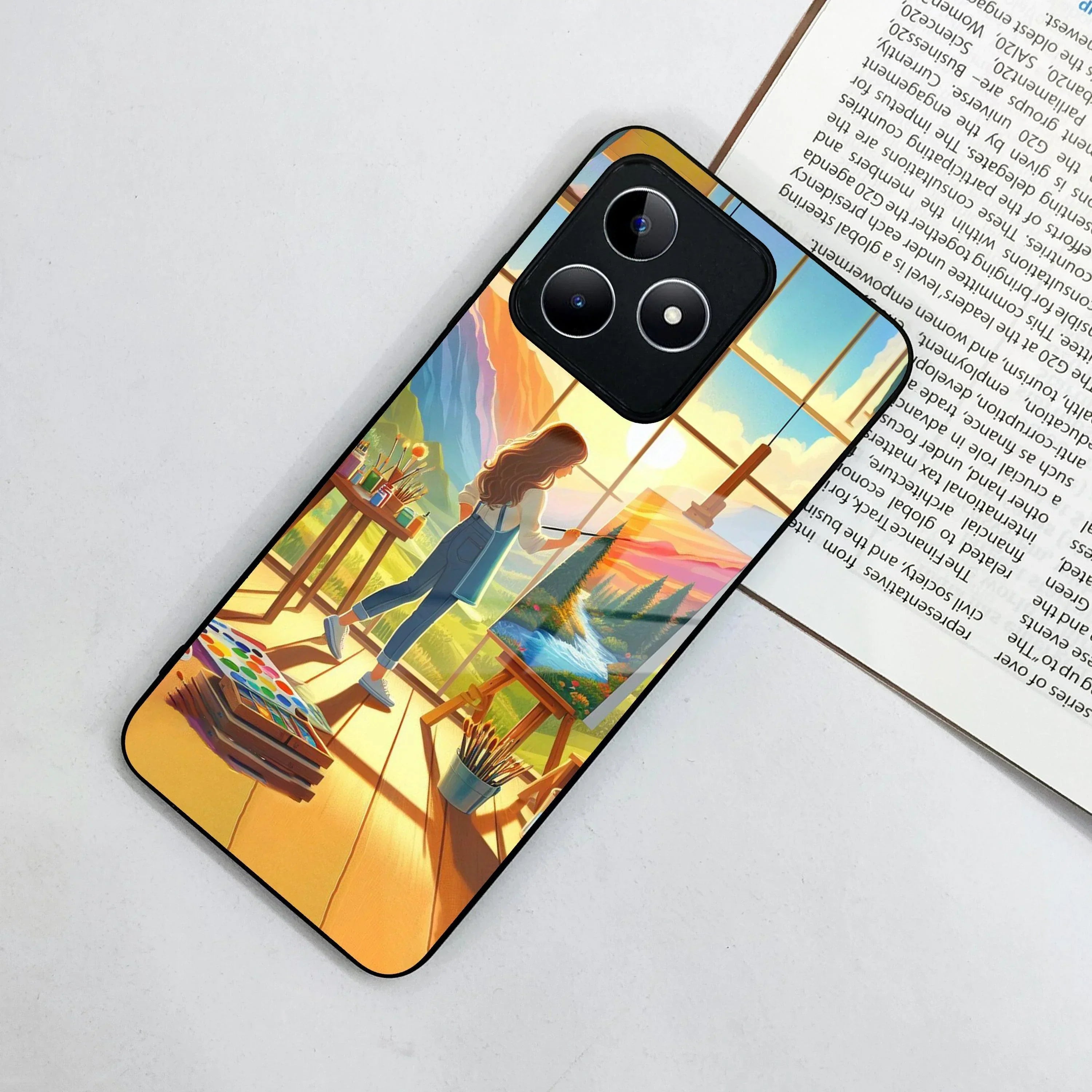 Canvas of Dreams Glass Case Cover For Realme/Narzo - ShopOnCliQ