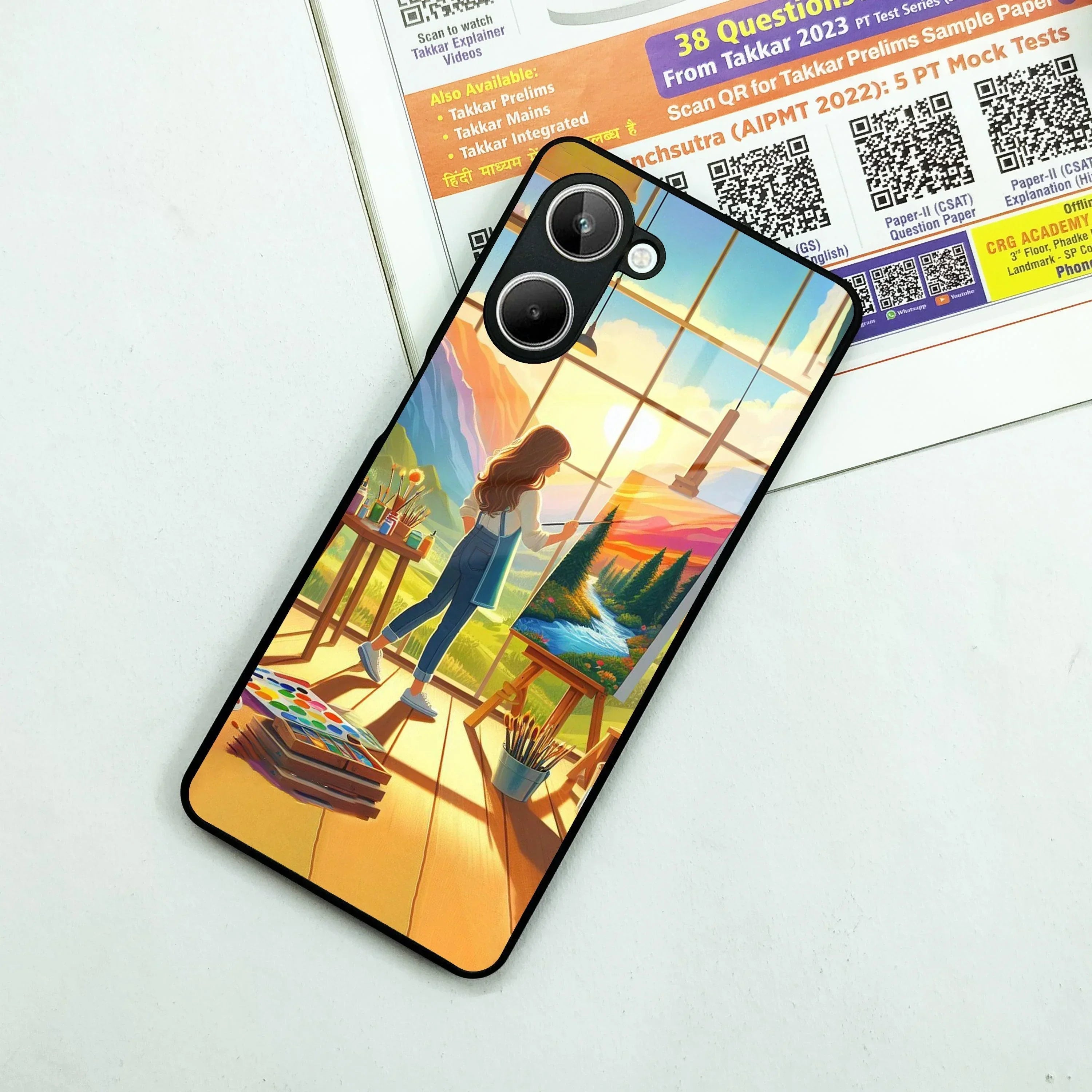 Canvas of Dreams Glass Case Cover For Realme/Narzo - ShopOnCliQ