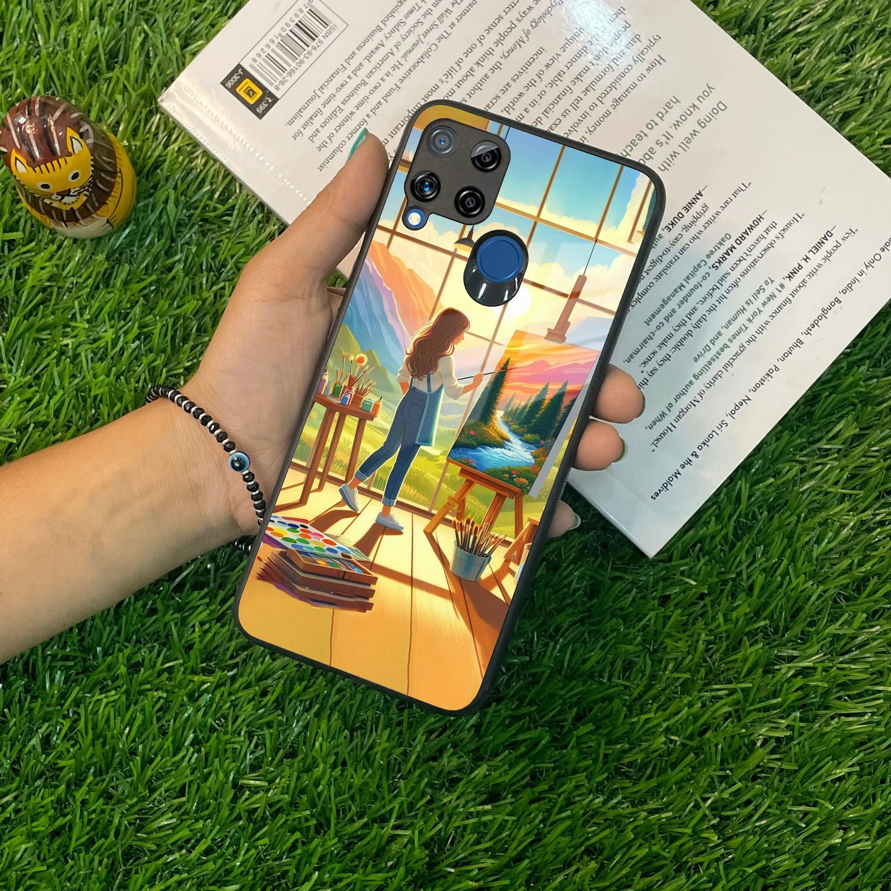 Canvas of Dreams Glass Case Cover For Realme/Narzo - ShopOnCliQ