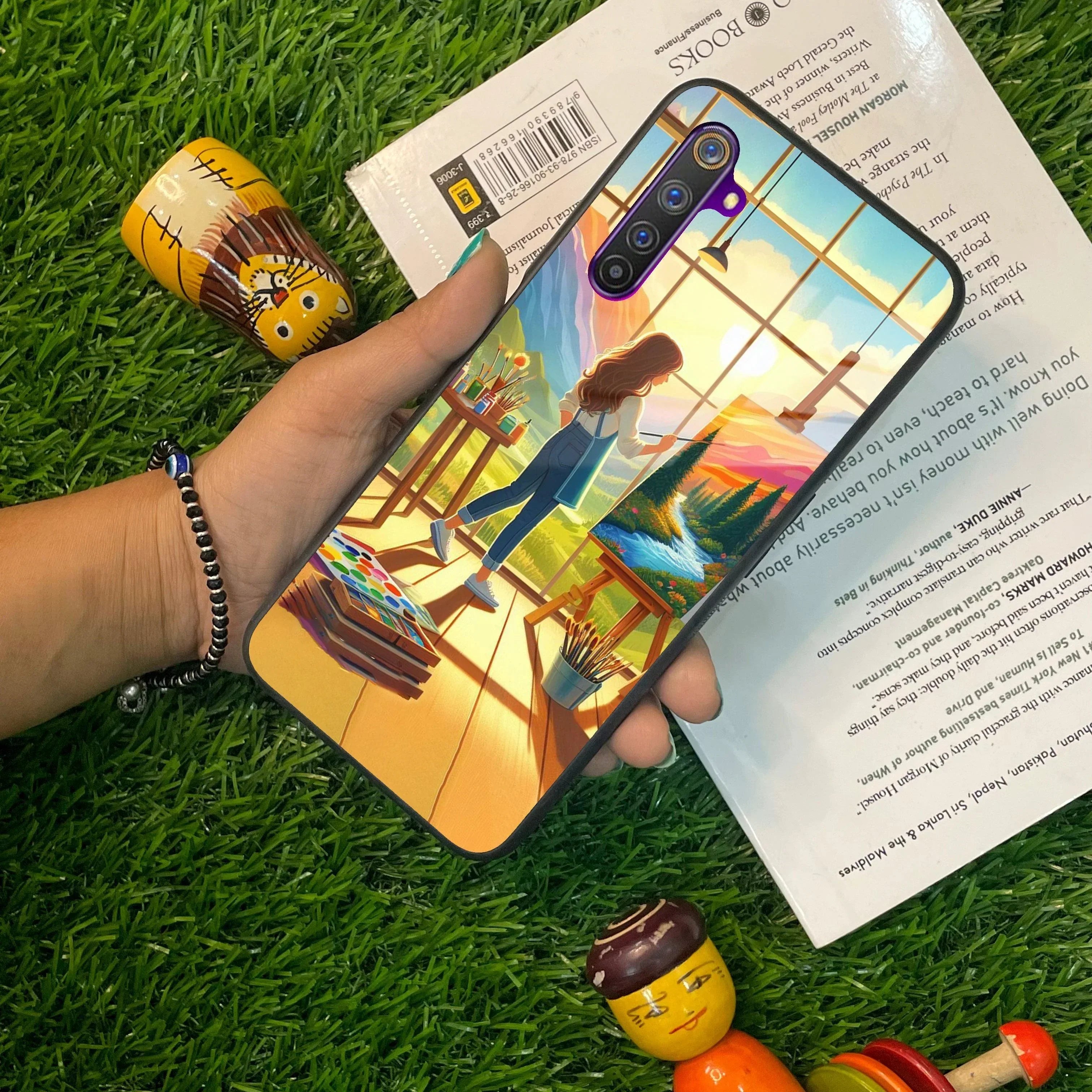 Canvas of Dreams Glass Case Cover For Realme/Narzo - ShopOnCliQ