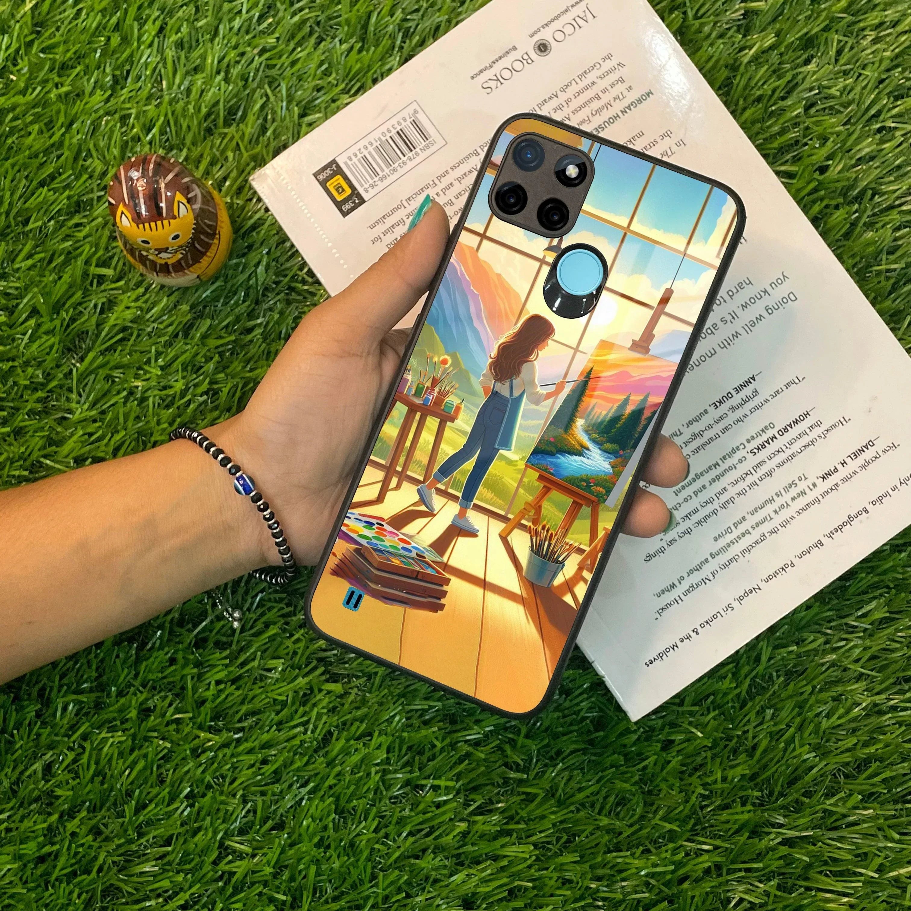 Canvas of Dreams Glass Case Cover For Realme/Narzo - ShopOnCliQ