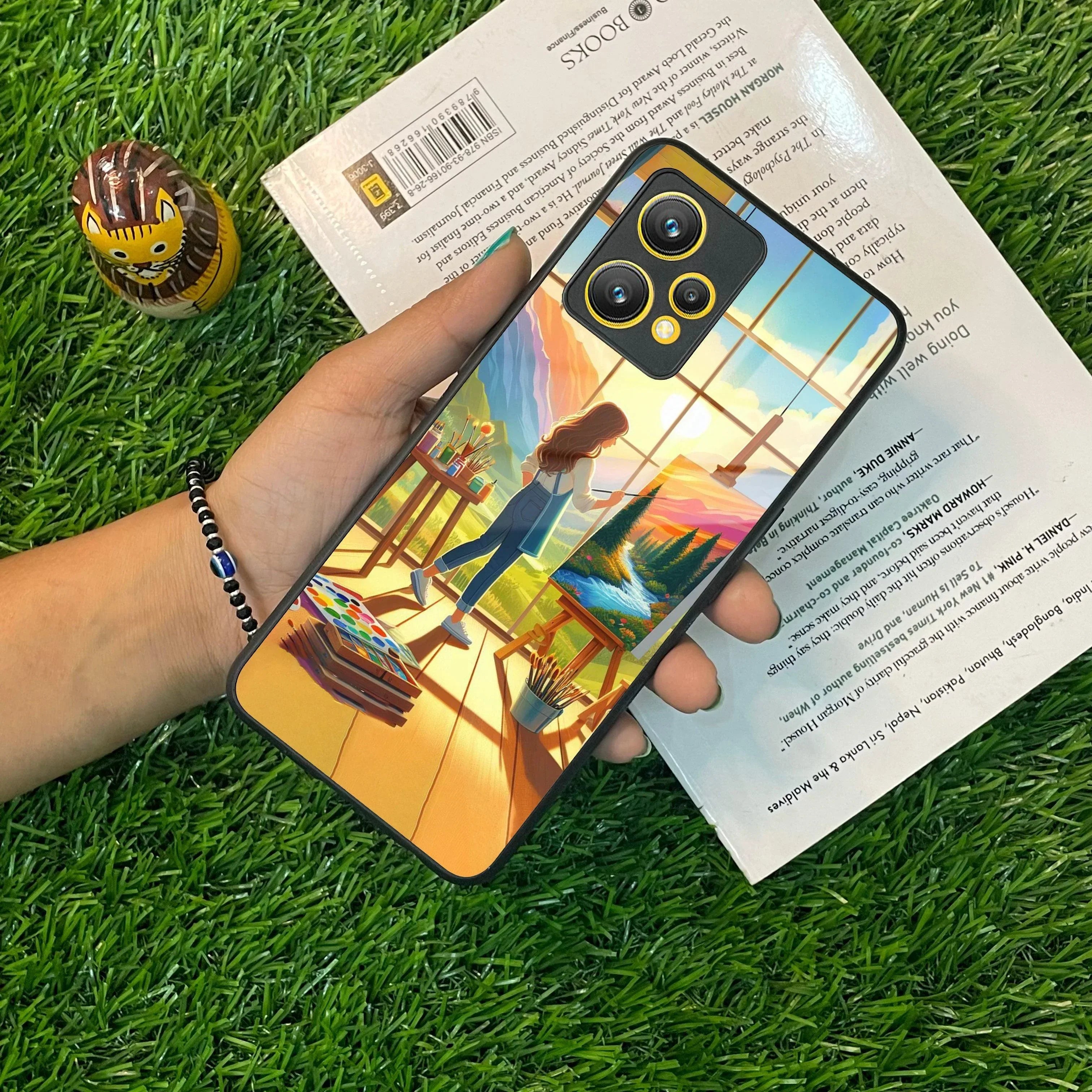 Canvas of Dreams Glass Case Cover For Realme/Narzo - ShopOnCliQ