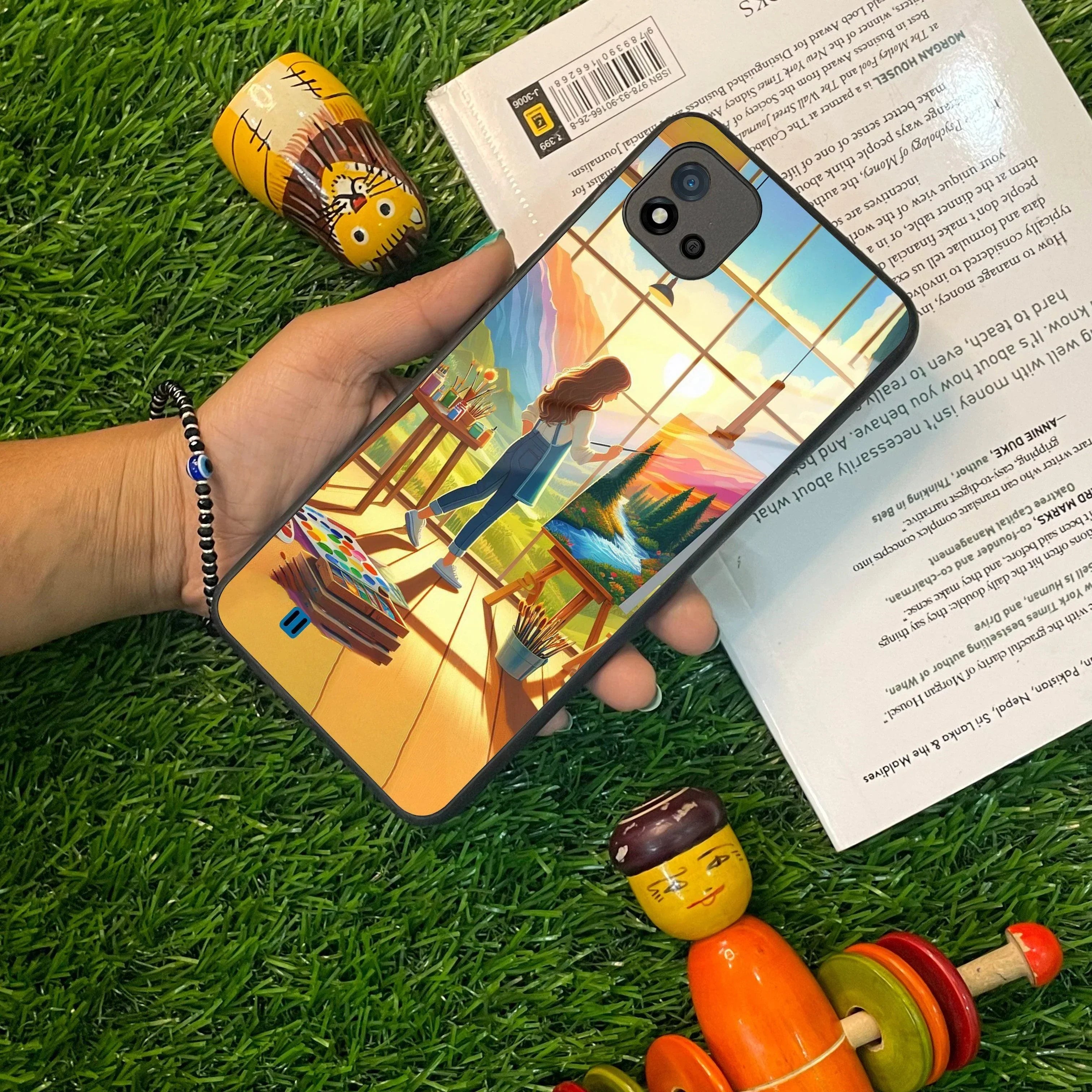 Canvas of Dreams Glass Case Cover For Realme/Narzo - ShopOnCliQ