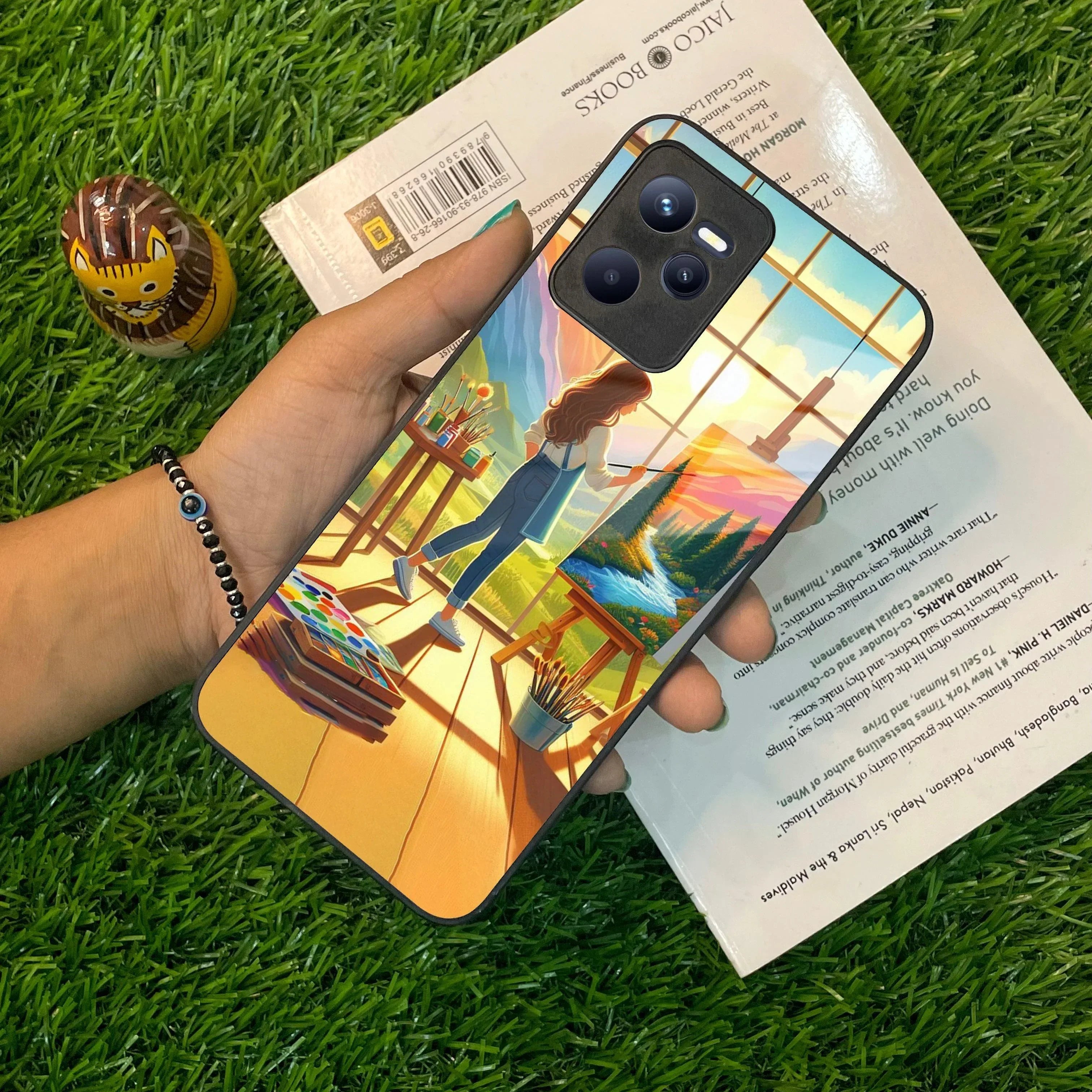 Canvas of Dreams Glass Case Cover For Realme/Narzo - ShopOnCliQ