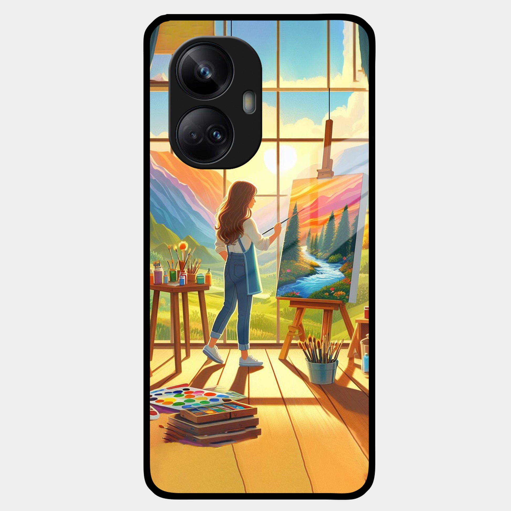 Canvas of Dreams Glass Case Cover For Realme/Narzo ShopOnCliQ