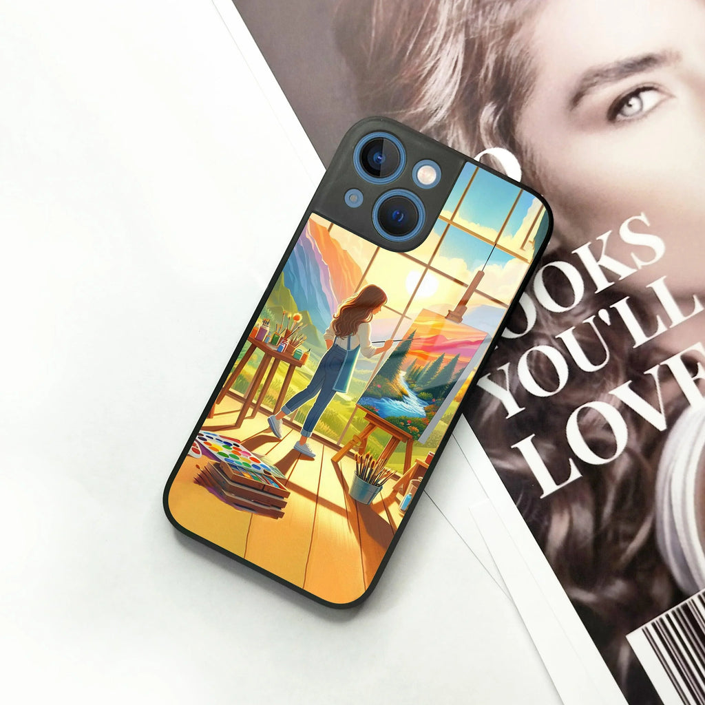 Canvas of Dreams Glass Case Cover For iPhone - ShopOnCliQ