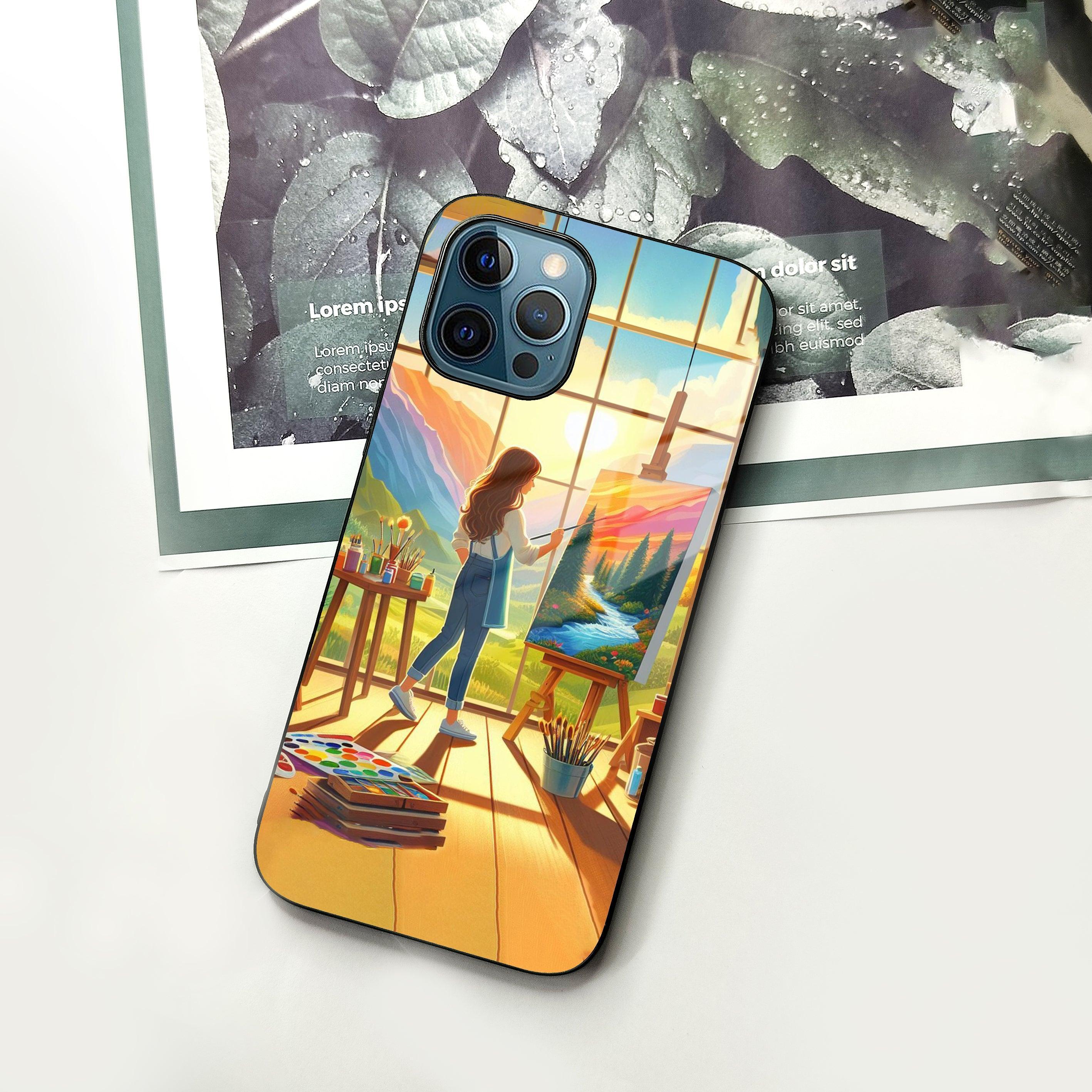 Canvas of Dreams Glass Case Cover For iPhone - ShopOnCliQ