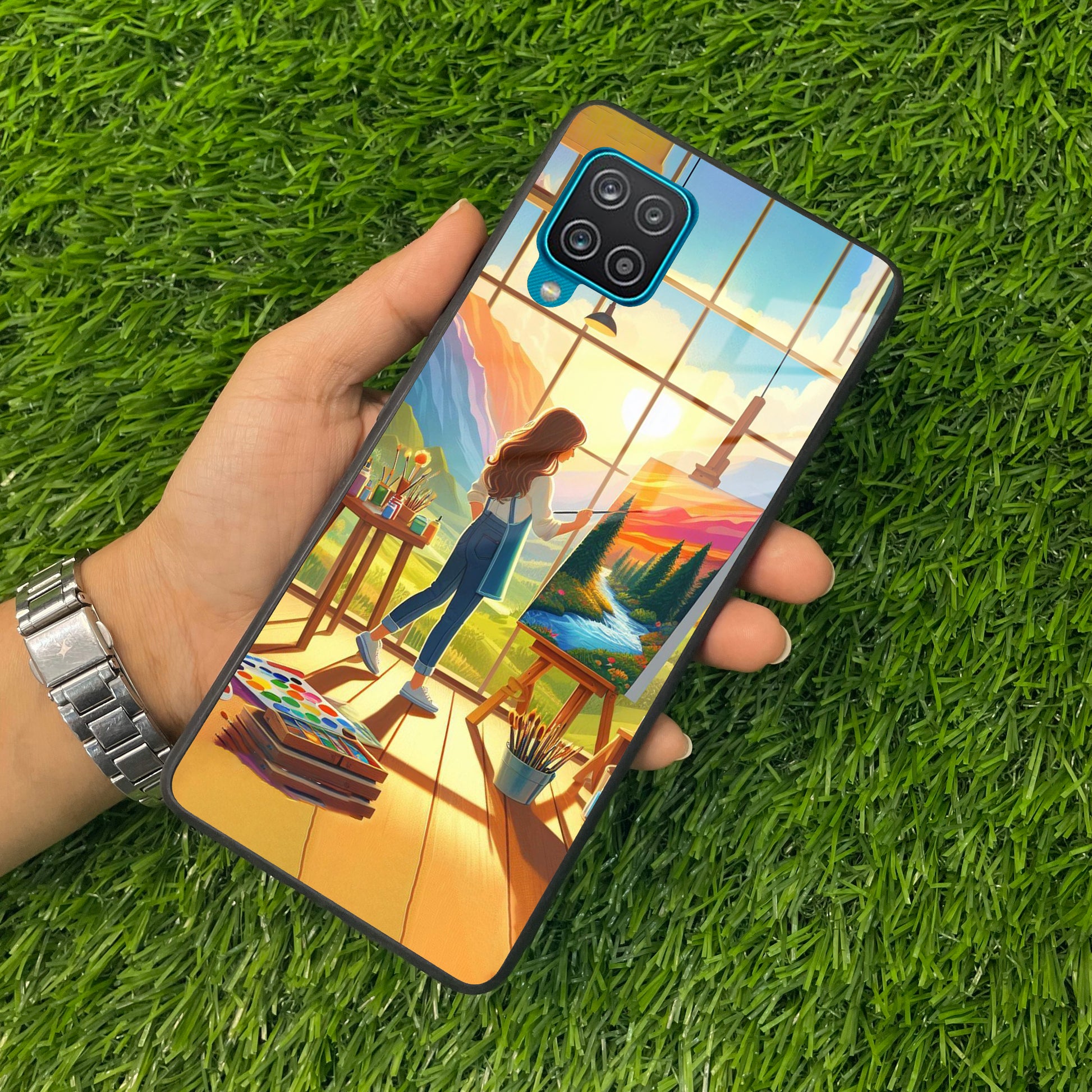 Canvas of Dreams Glass Case Cover for Samsung ShopOnCliQ