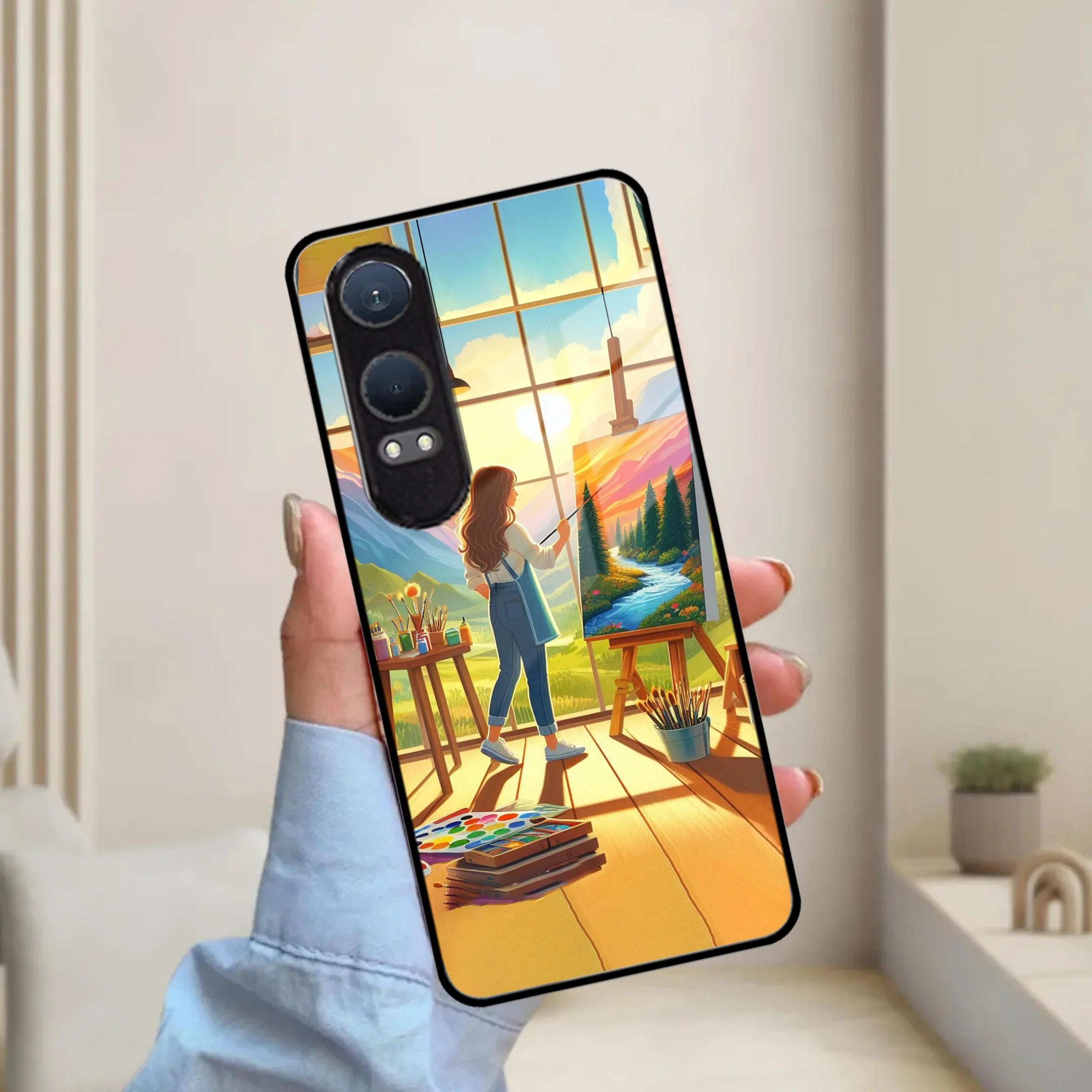 Canvas of Dreams Glossy Metal Case Cover For OnePlus - ShopOnCliQ