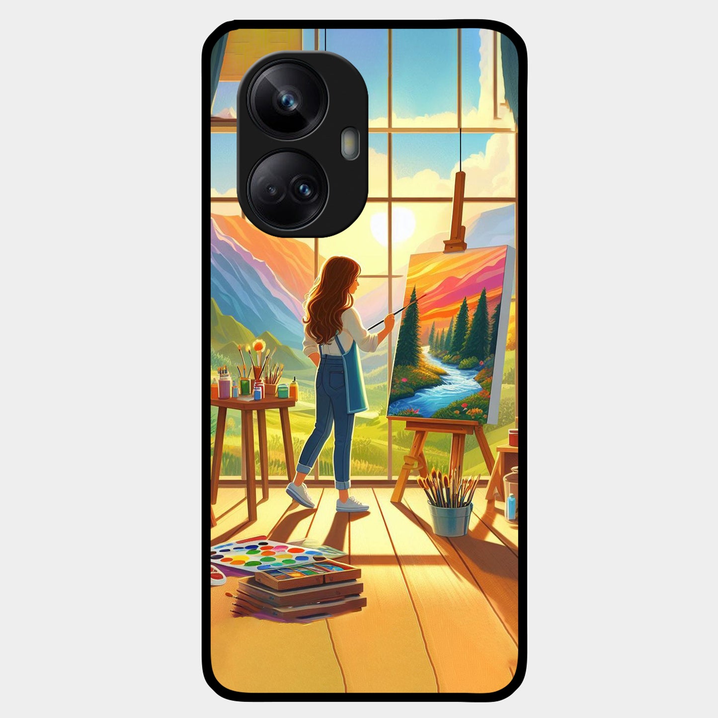 Canvas of Dreams Glossy Metal Case Cover For Realme ShopOnCliQ