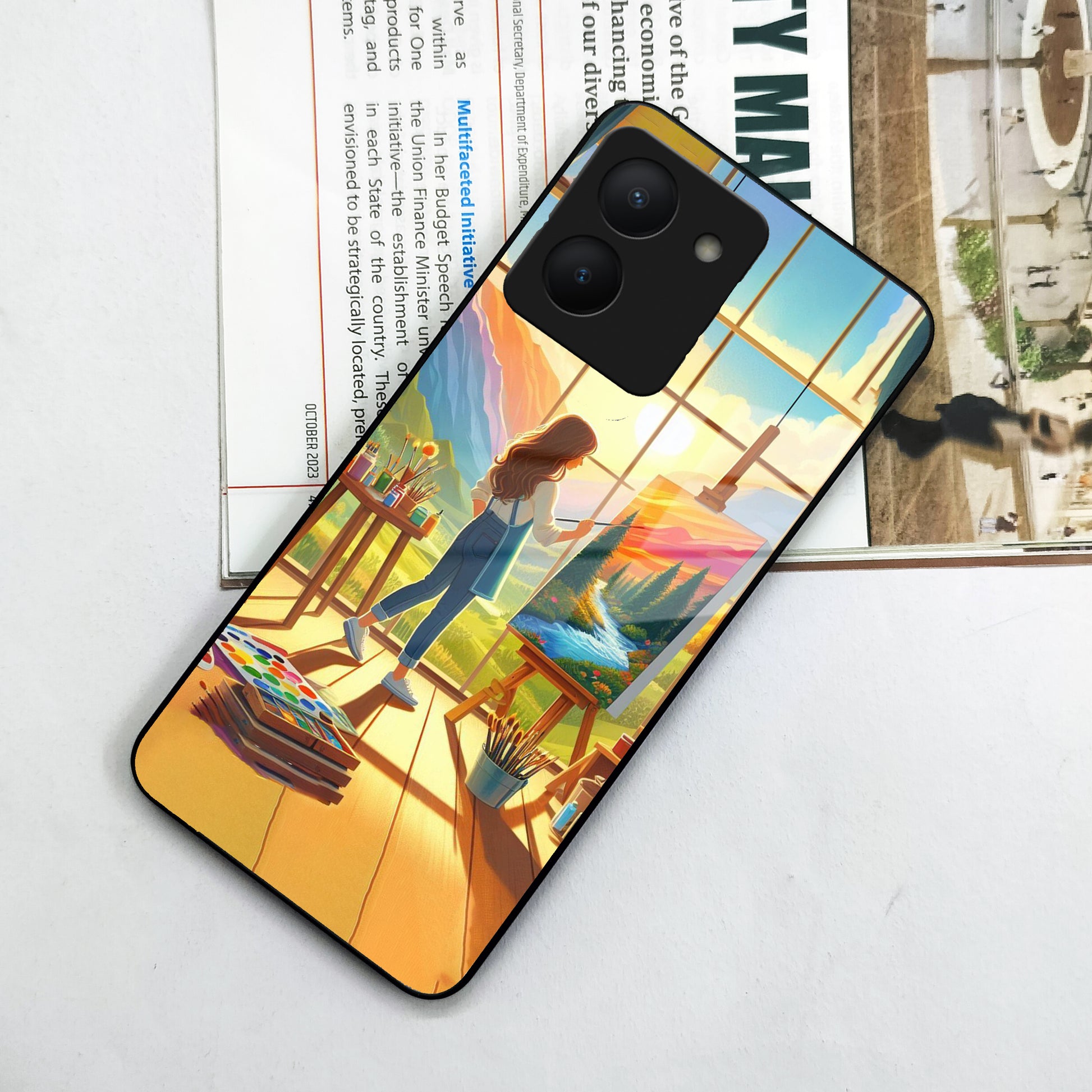 Canvas of Dreams Glossy Metal Case Cover For Vivo ShopOnCliQ