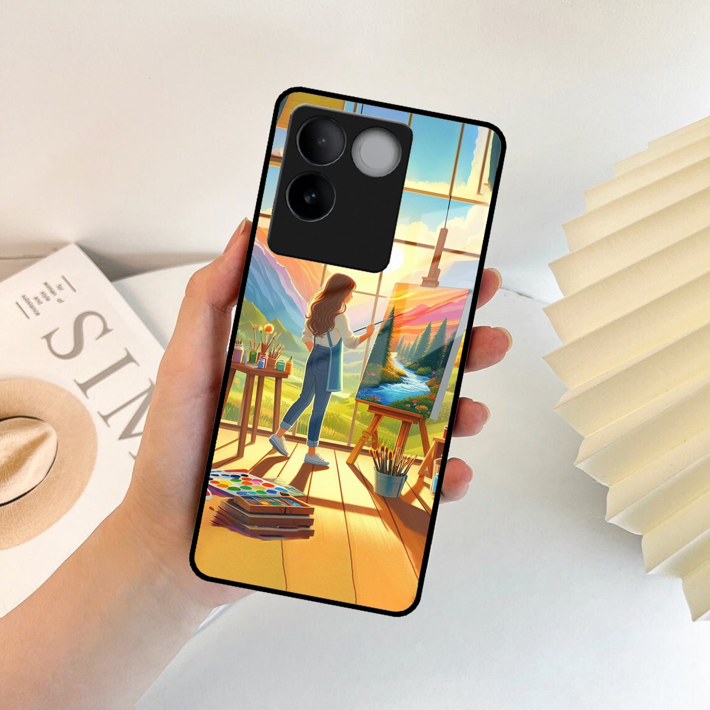 Canvas of Dreams Glossy Metal Case Cover For Vivo ShopOnCliQ