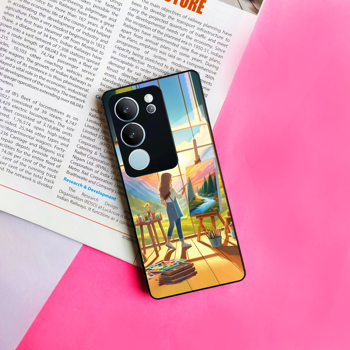 Canvas of Dreams Glossy Metal Case Cover For Vivo ShopOnCliQ