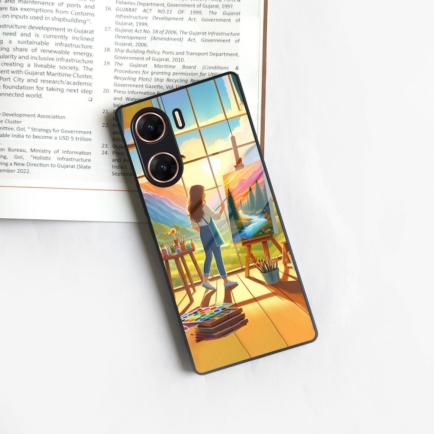 Canvas of Dreams Glossy Metal Case Cover For Vivo ShopOnCliQ