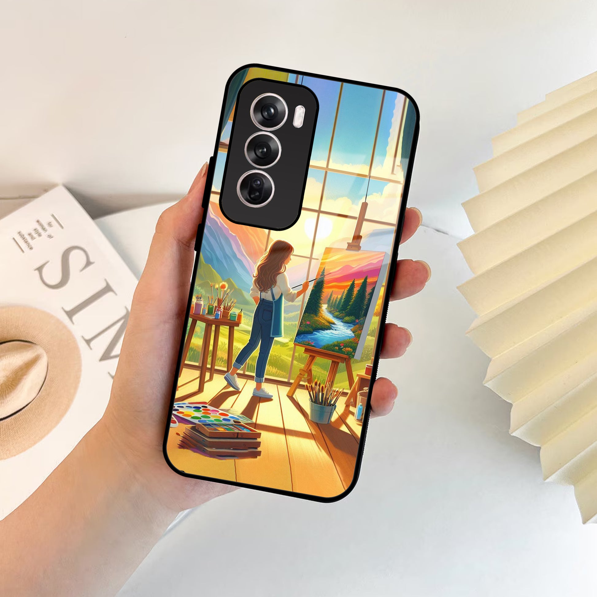 Canvas of Dreams Metal Case Cover For Oppo - ShopOnCliQ