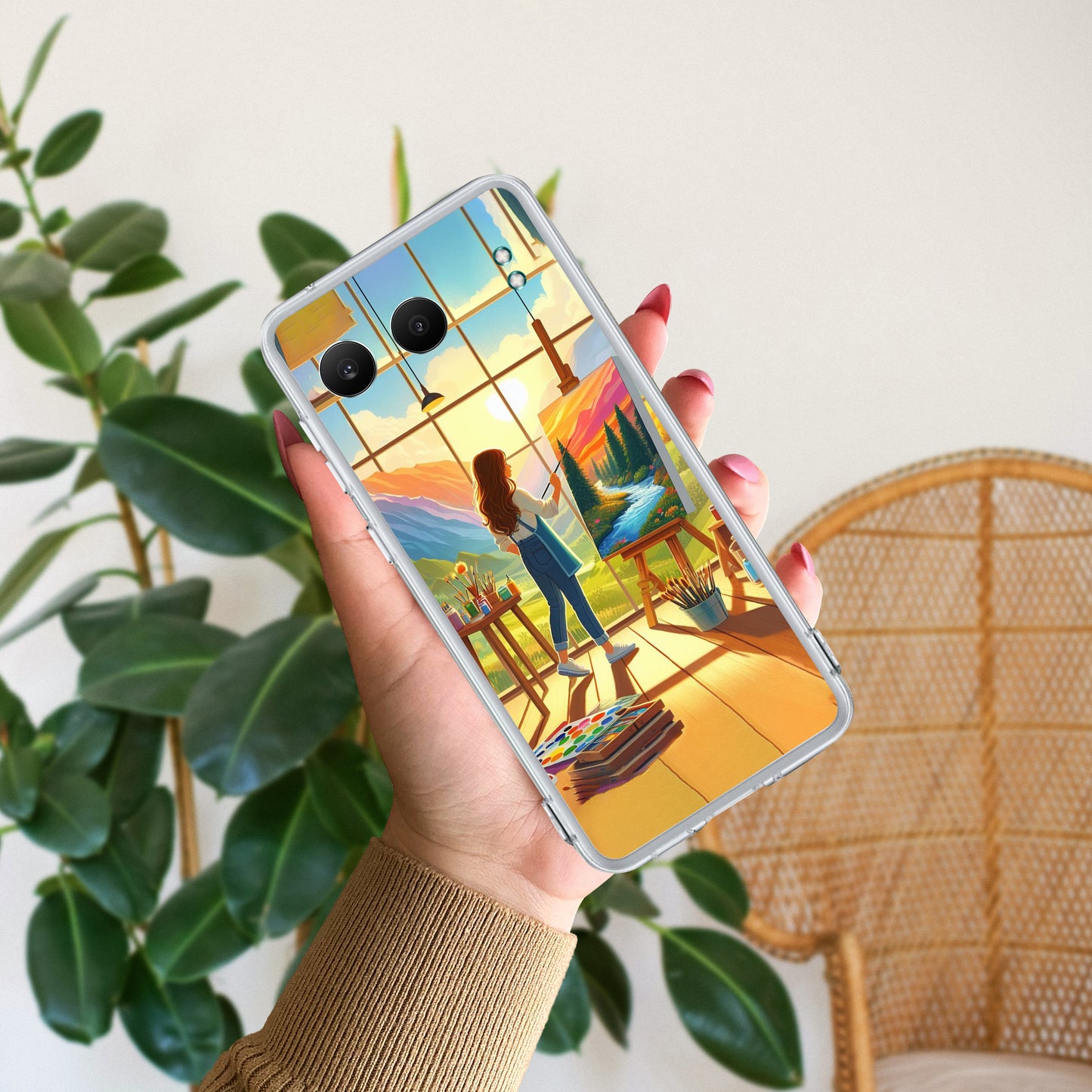 Canvas of Dreams Transparent Silicon Case For OnePlus ShopOnCliQ