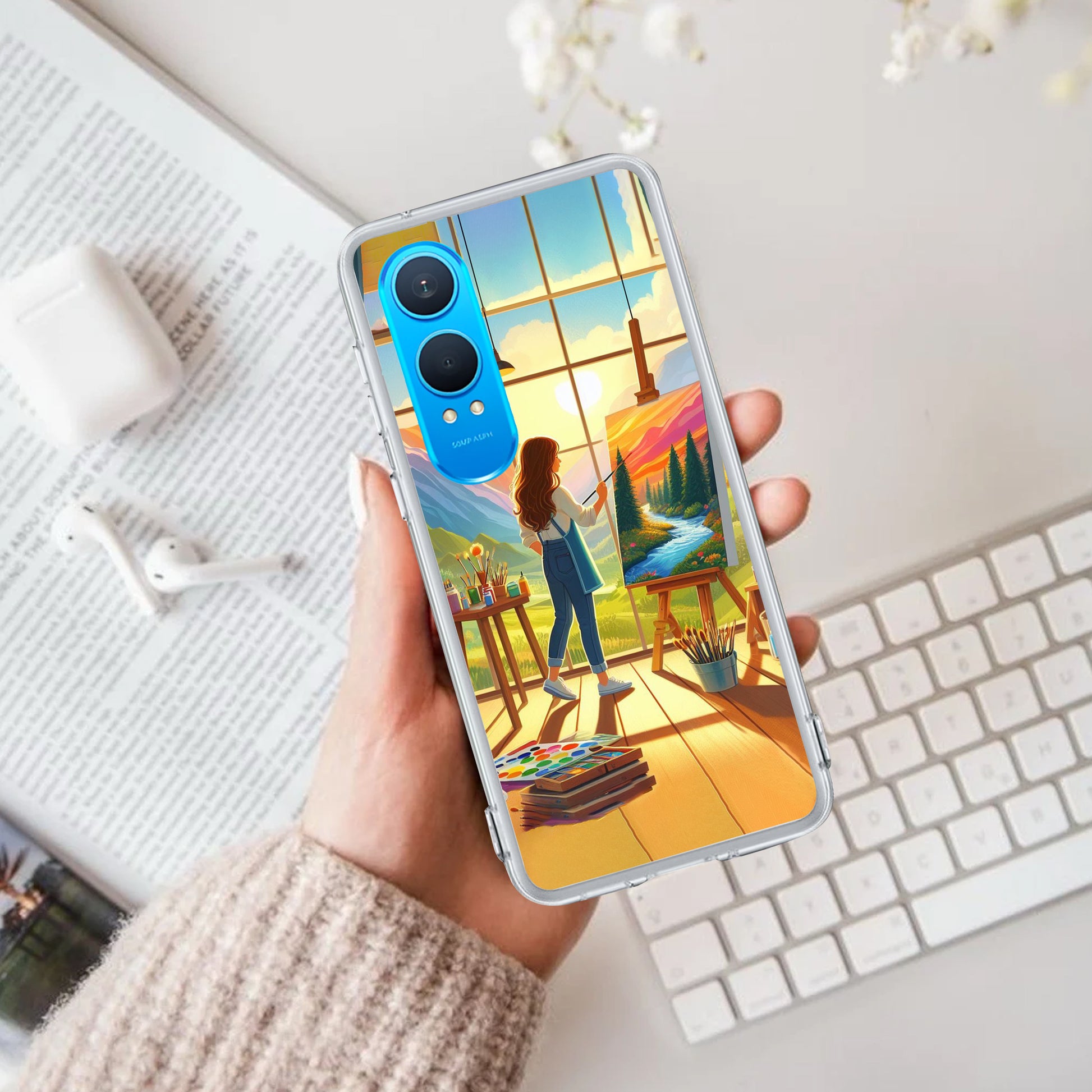 Canvas of Dreams Transparent Silicon Case For OnePlus ShopOnCliQ