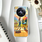 Canvas of Dreams Transparent Silicon Case For Realme C63 5G