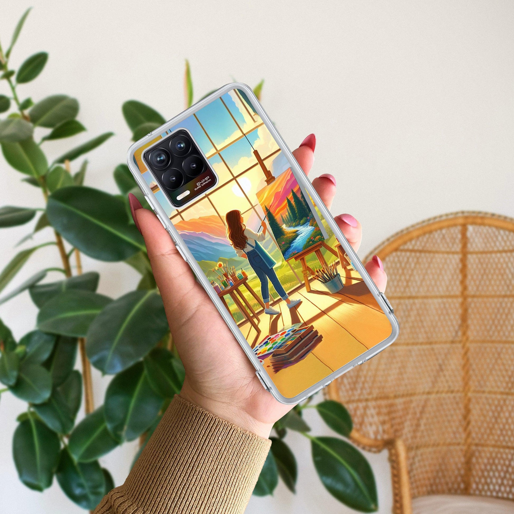 Canvas of Dreams Transparent Silicon Case For Realme/Narzo - ShopOnCliQ