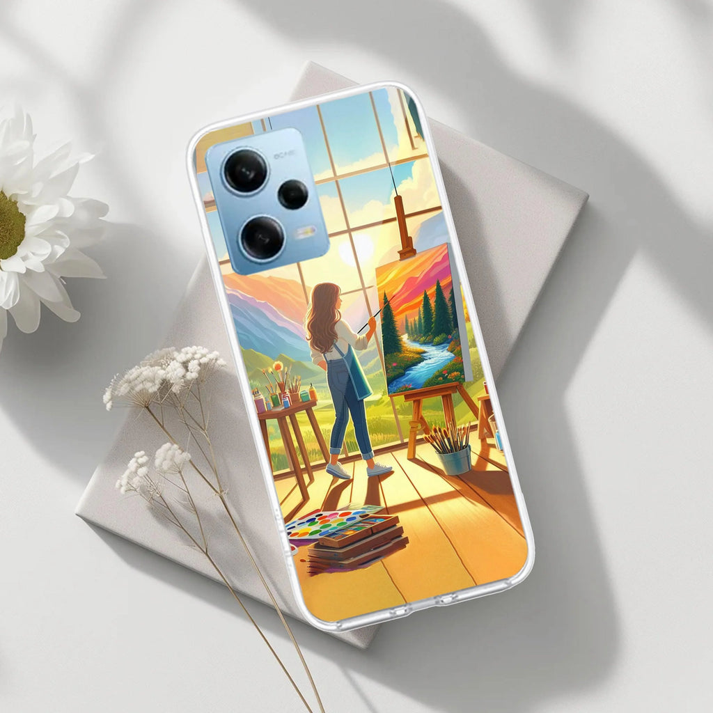 Canvas of Dreams Transparent Silicon Case For Redmi Note 10 Pro / Redmi Note 10 Pro Max