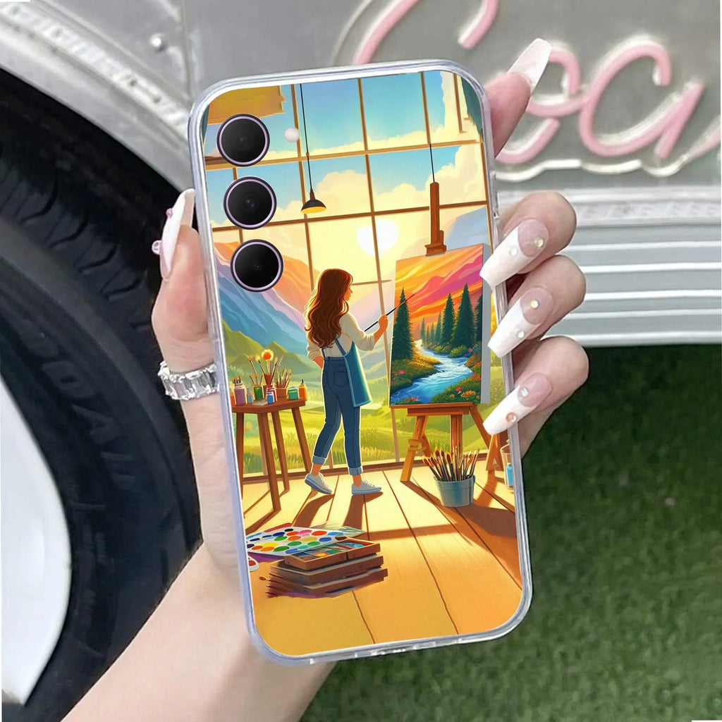 Canvas of Dreams Anti Yellow Case For Samsung Galaxy S23 5G