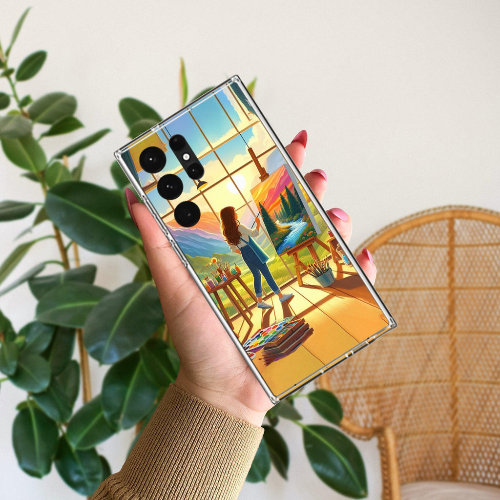 Canvas of Dreams Anti Yellow Case For Samsung Galaxy S25 Ultra 5G
