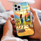 Canvas of Dreams Transparent Silicon Case For iPhone 14