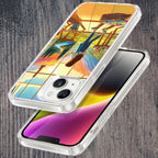 Canvas of Dreams Transparent Silicon Case For iPhone 14 Pro Max