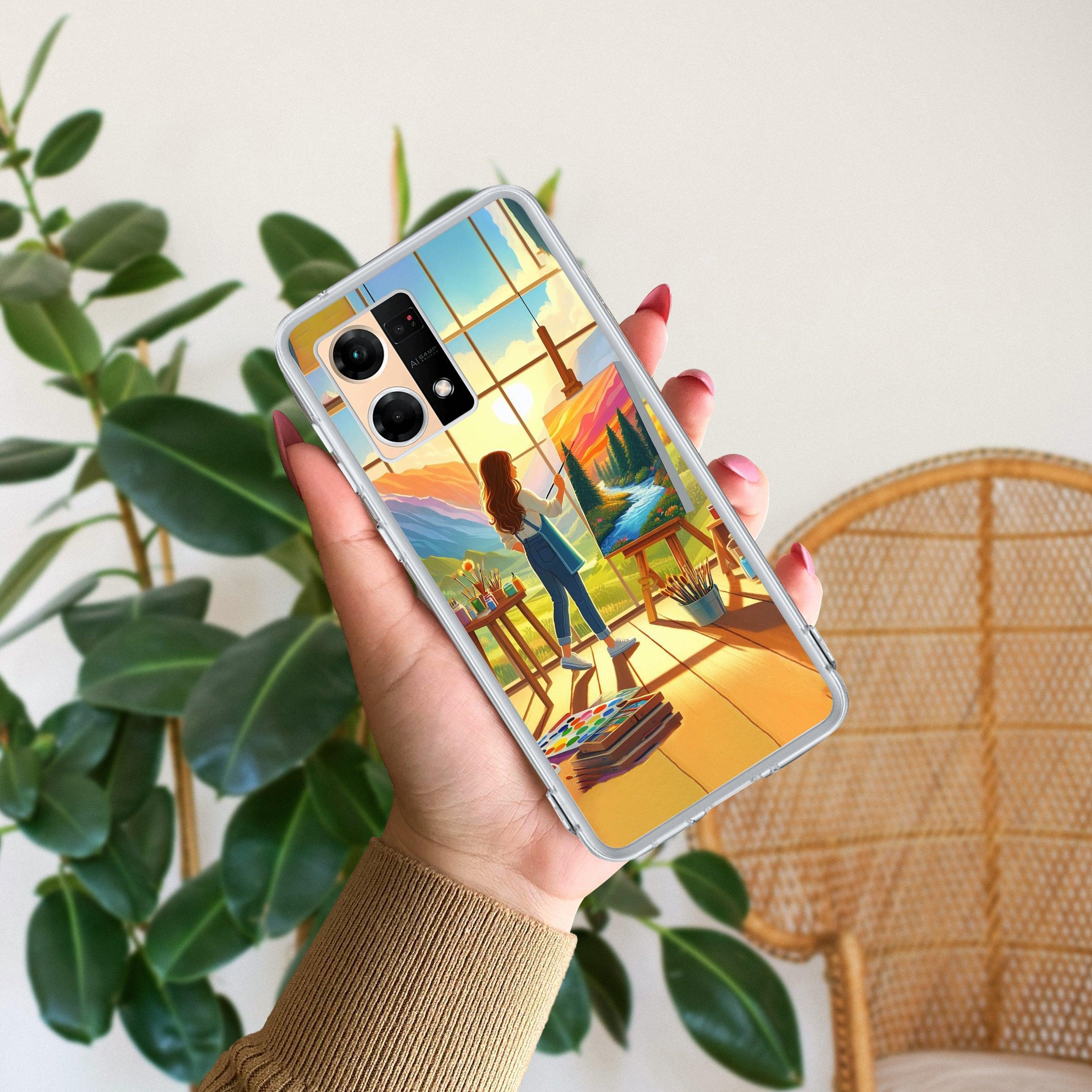 Canvas of Dreams Anti Yellow Case For Oppo F21 Pro (4G)