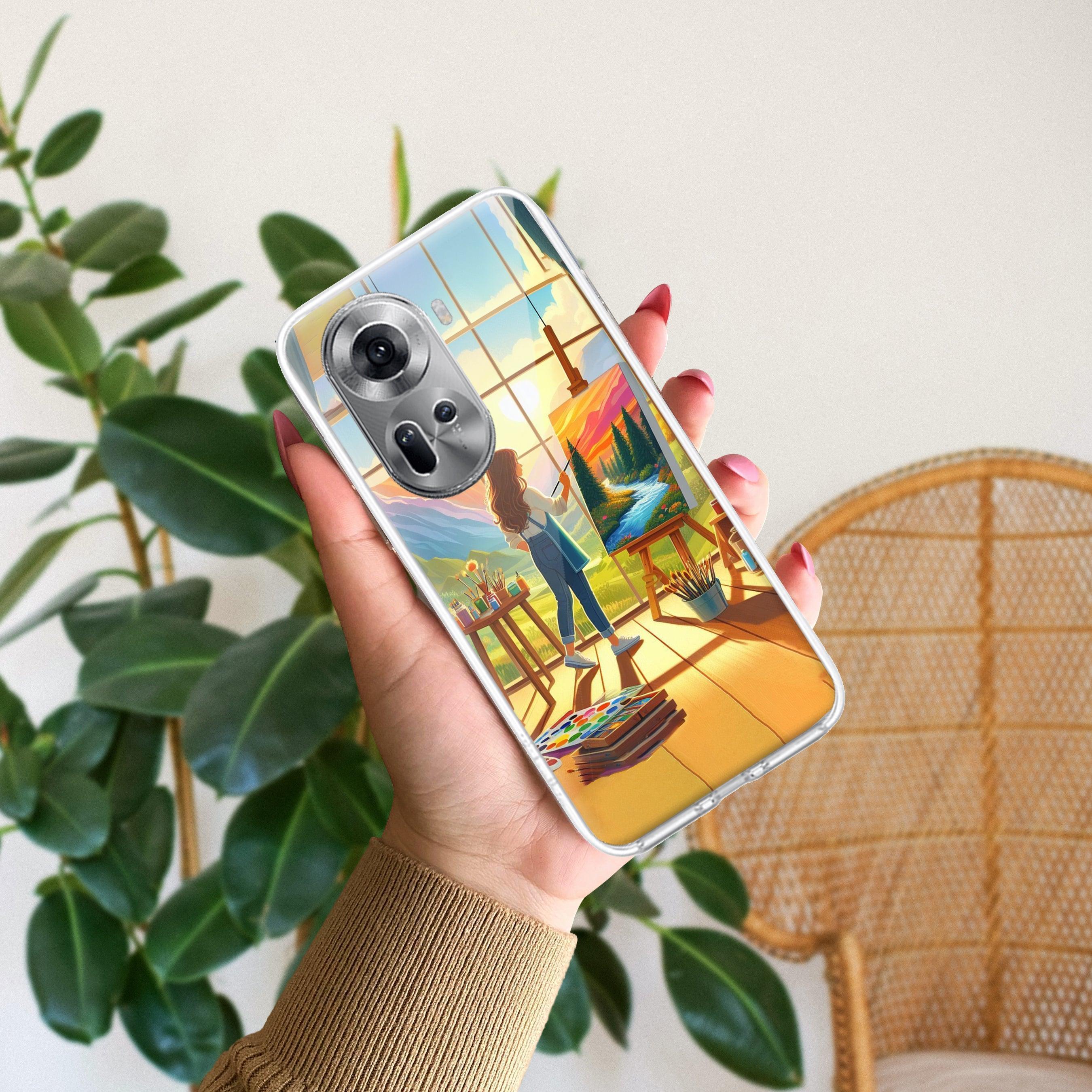 Canvas of Dreams Anti Yellow Case For Oppo Reno 11 5G