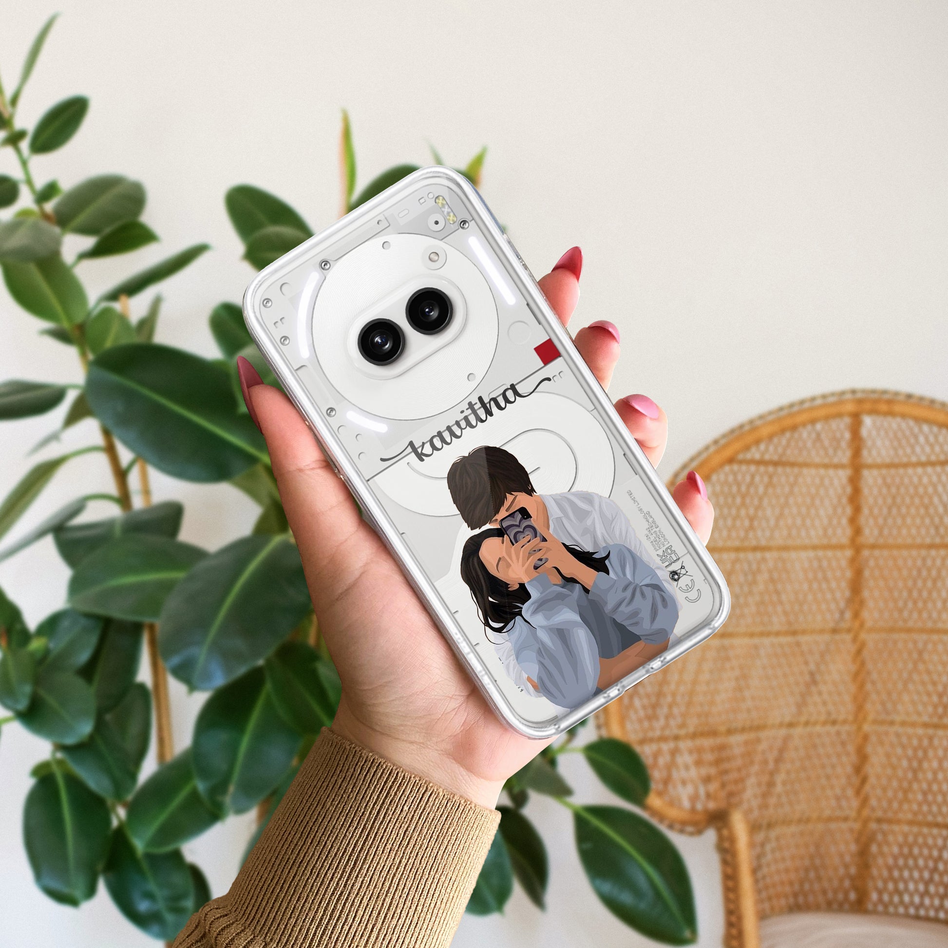 Captured Love Customize Transparent Silicon Case For Nothing - ShopOnCliQ