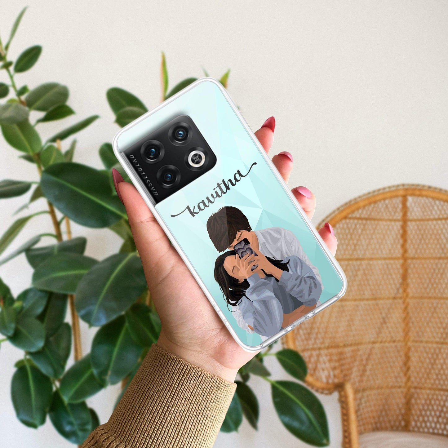 Captured Love Customize Transparent Silicon Case For OnePlus