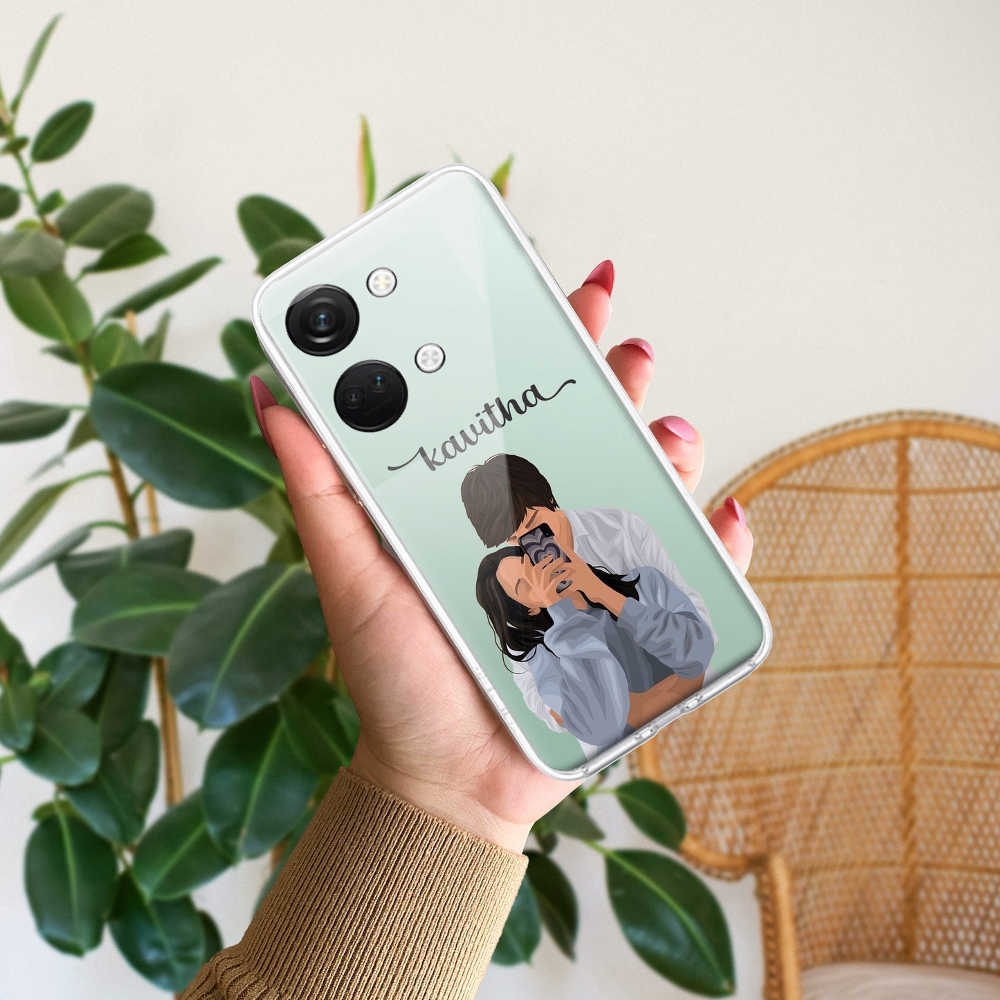 Captured Love Customize Transparent Silicon Case For OnePlus - ShopOnCliQ